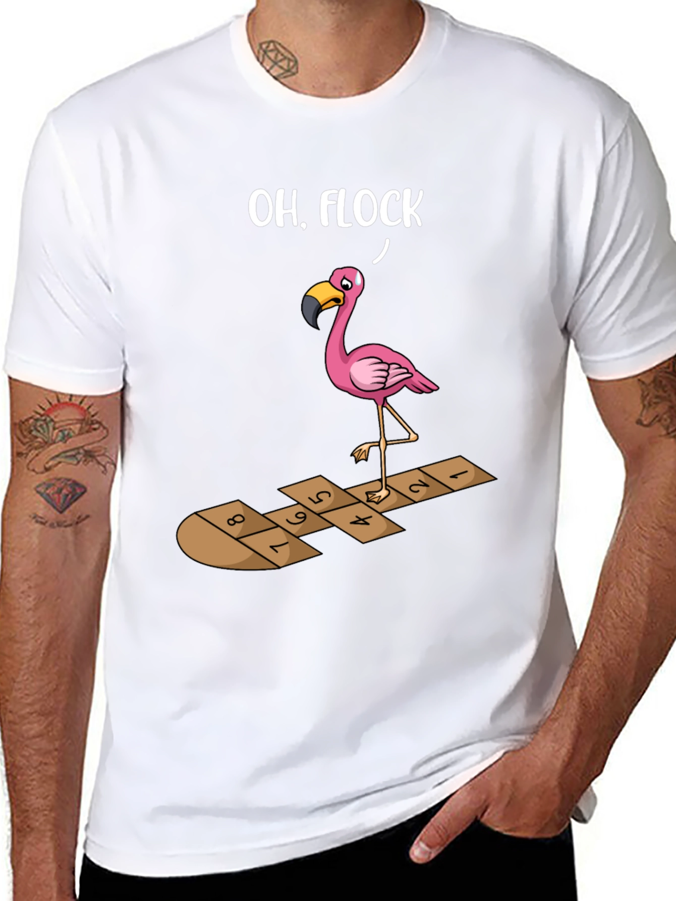 Funny Flamingo T-Shirt - Oh Flock!