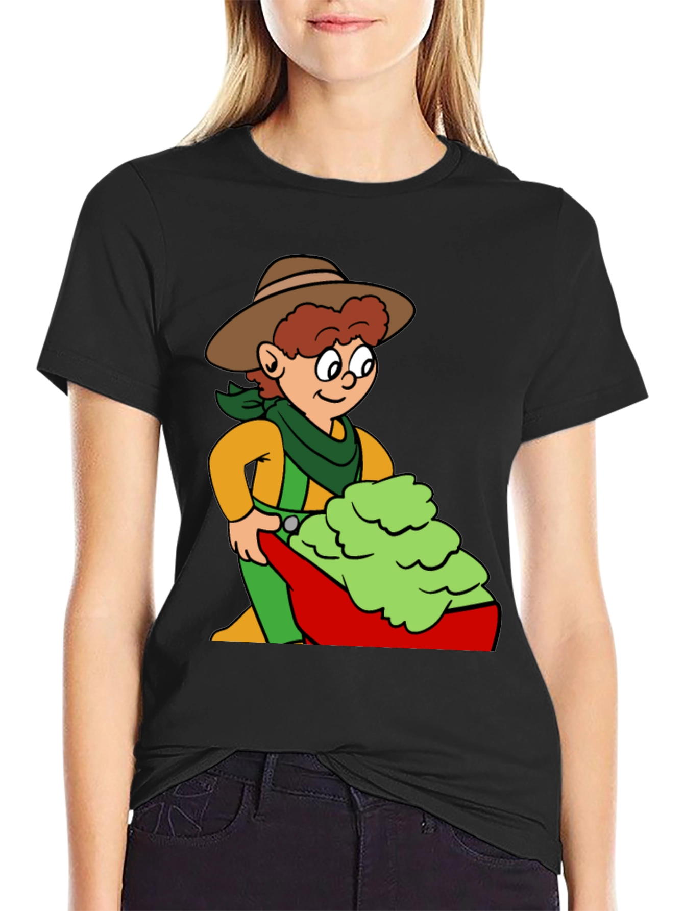 Cartoon Cowboy & Guacamole T-Shirt