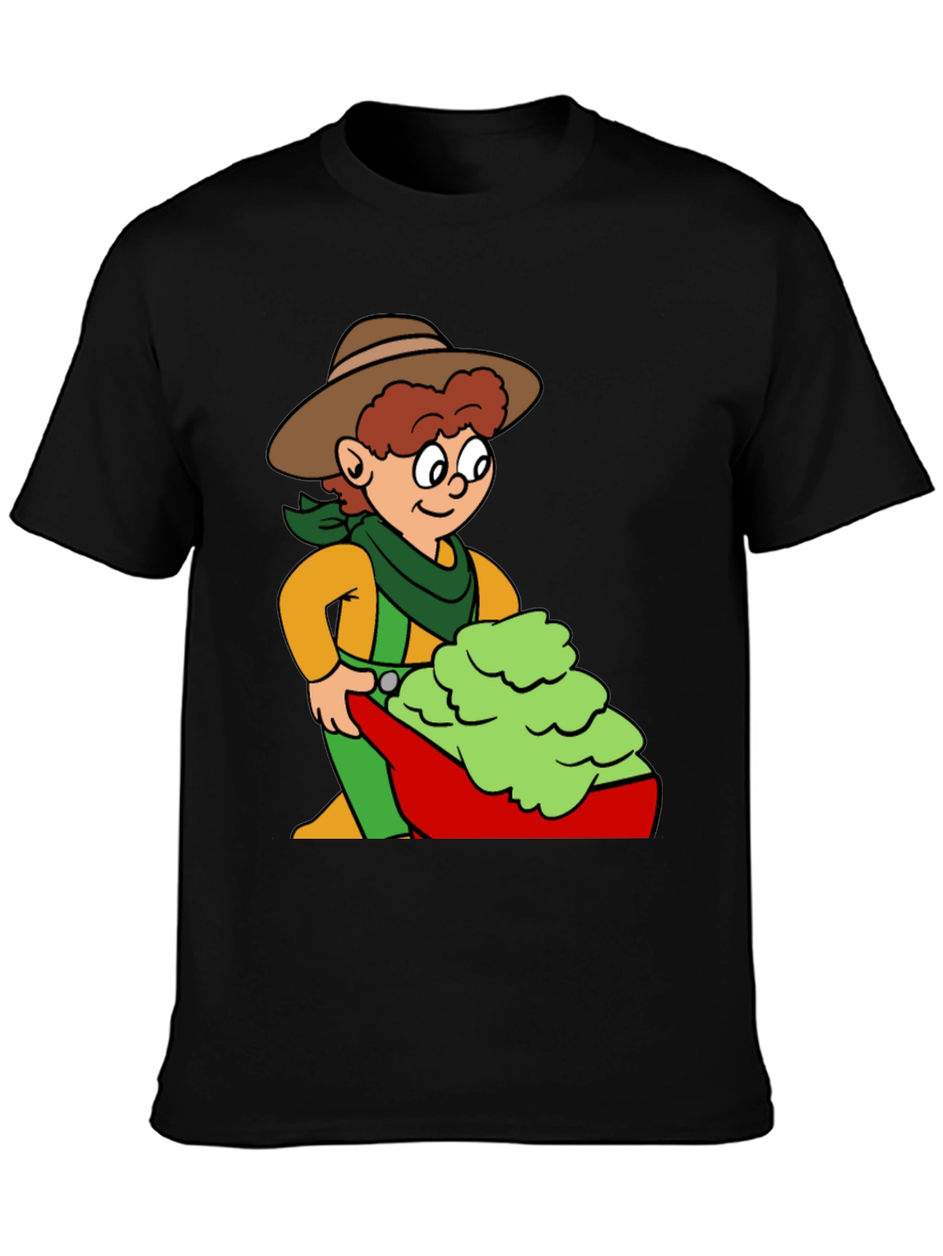 Cartoon Cowboy & Guacamole T-Shirt