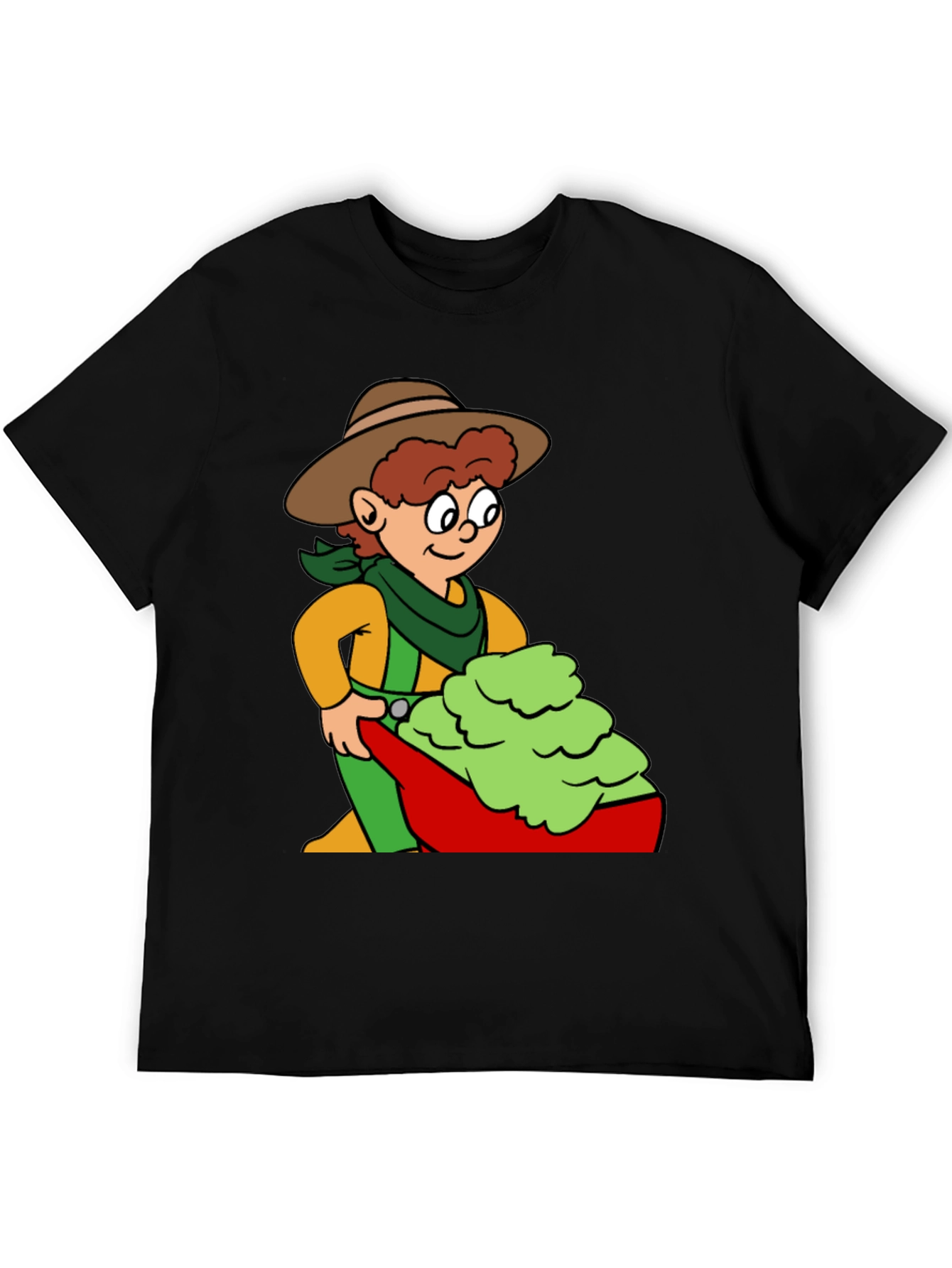 Cartoon Cowboy & Guacamole T-Shirt