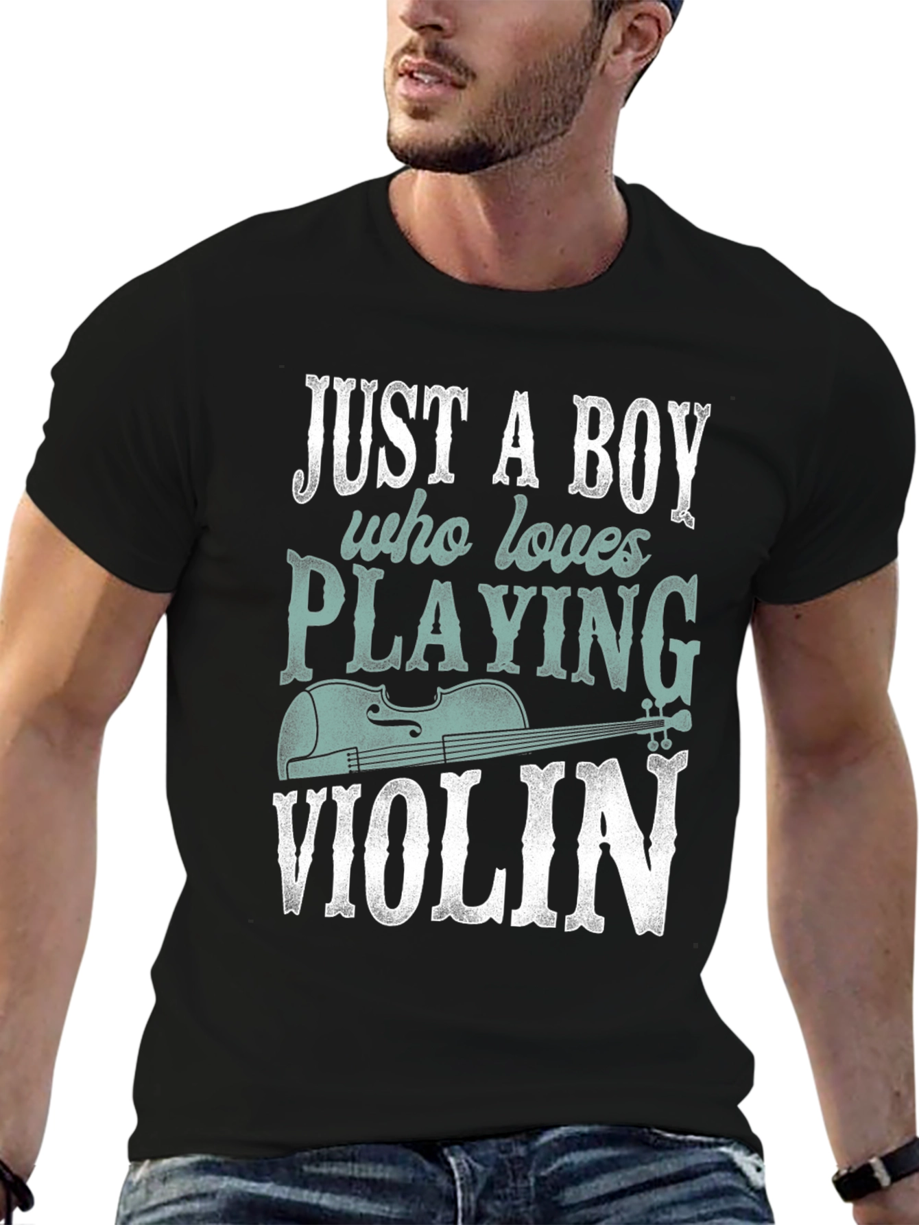 Just A Boy Who Loves Playing Violin T-Shirt
