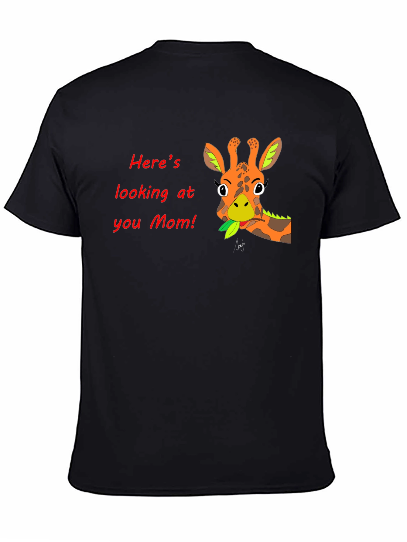 Giraffe Mom Graphic T-Shirt