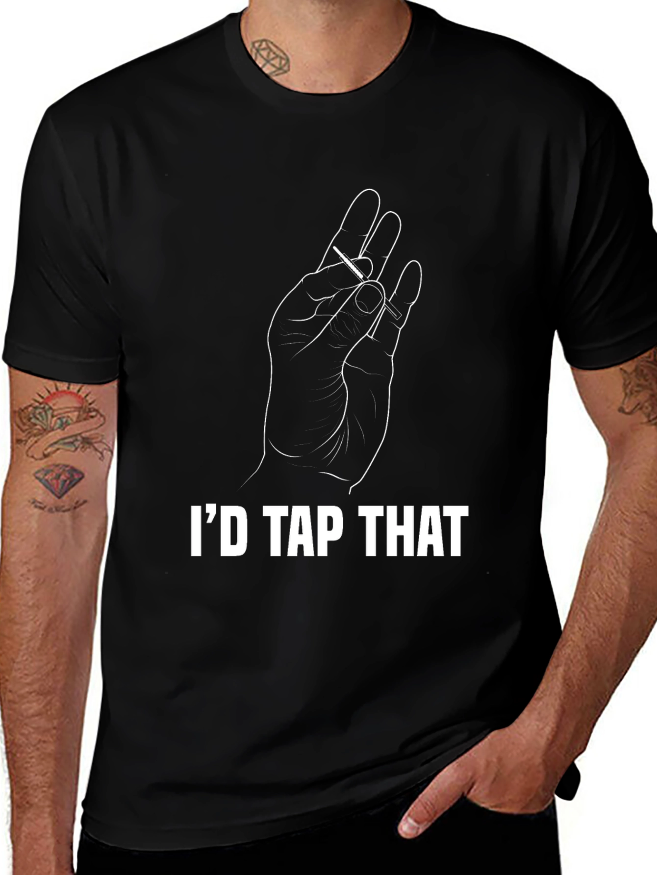 Id Tap That T-Shirt - Funny Percussion Drummer Tee