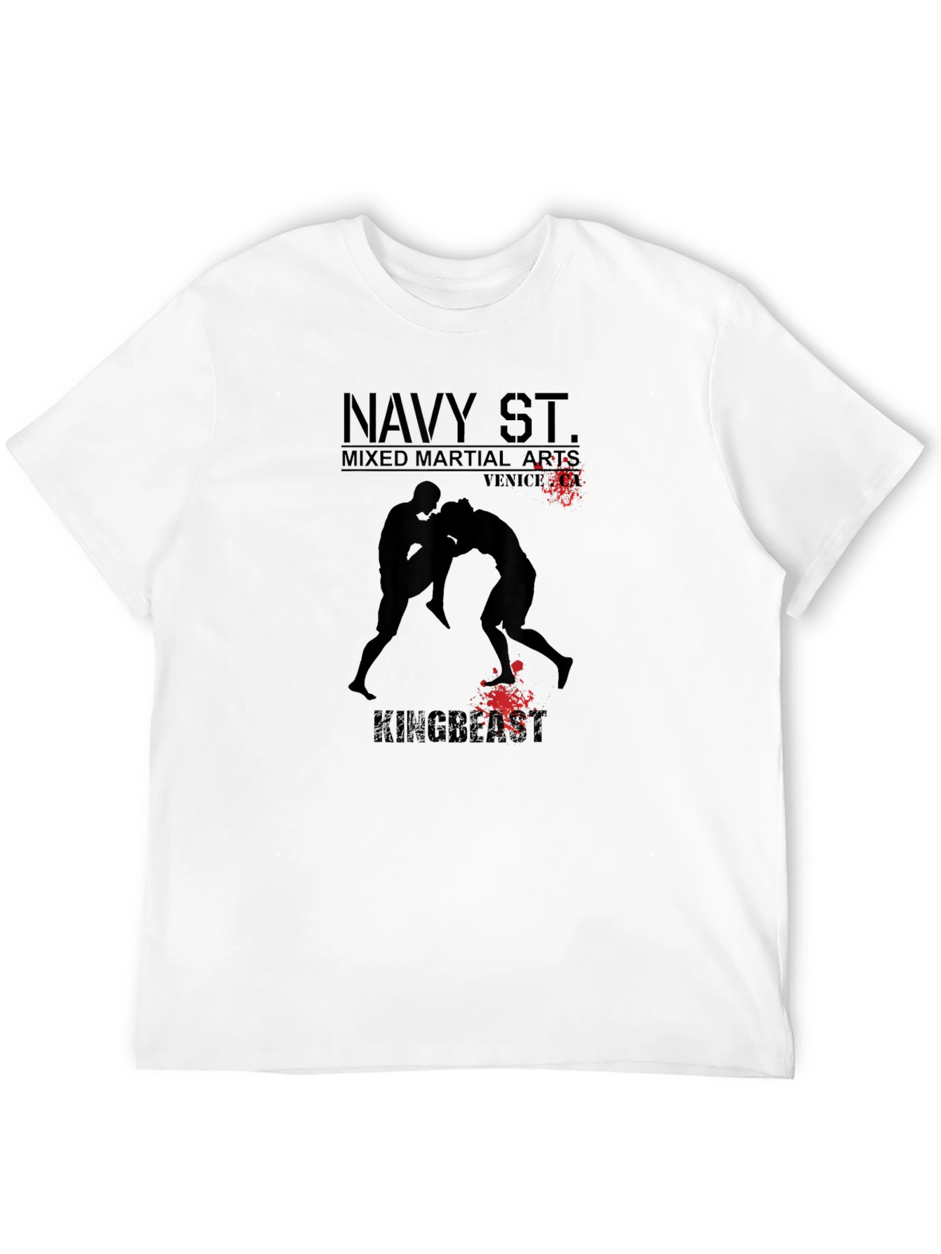 Navy St. Mixed Martial Arts Black T-Shirt