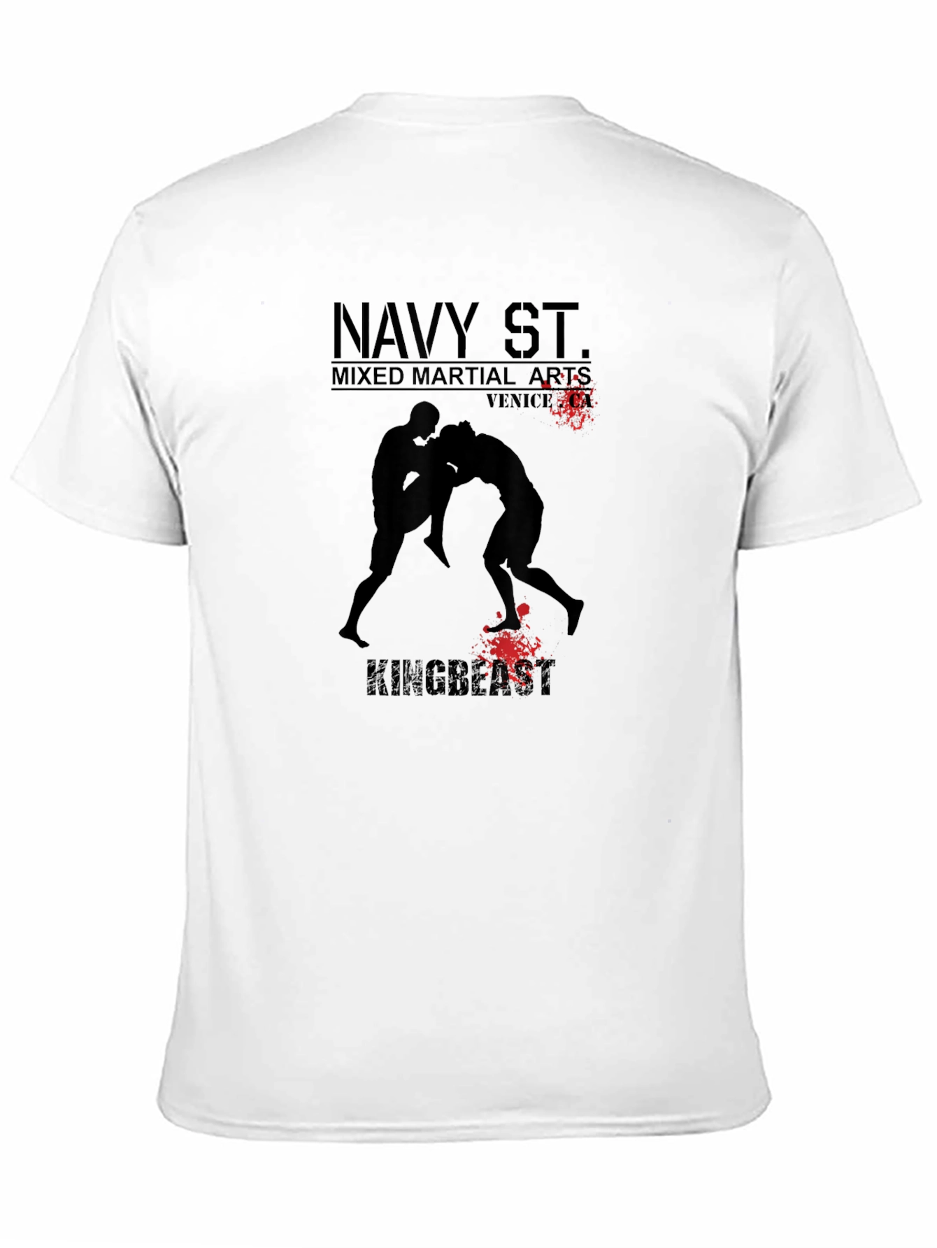 Navy St. Mixed Martial Arts Black T-Shirt