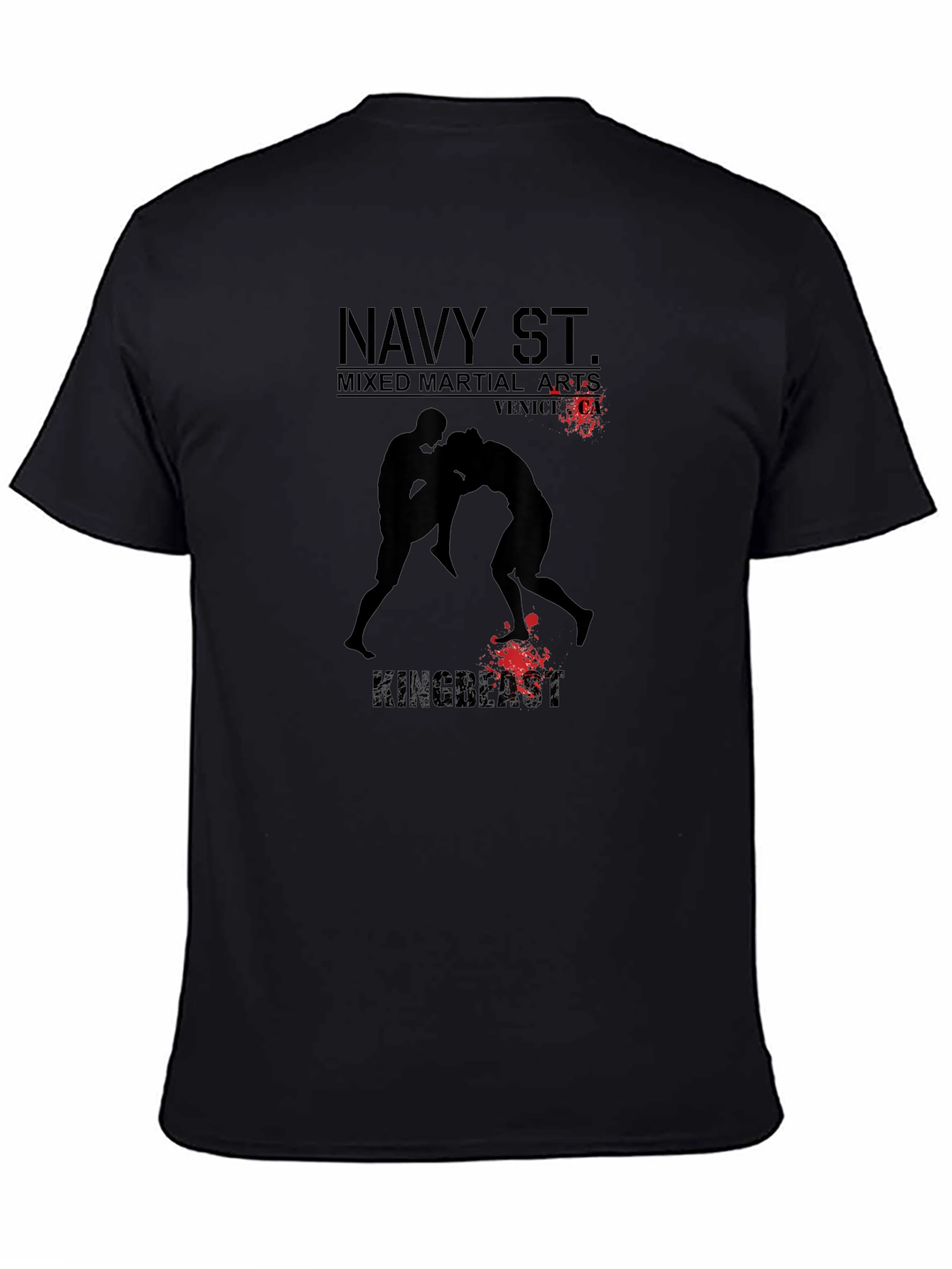 Navy St. Mixed Martial Arts Black T-Shirt