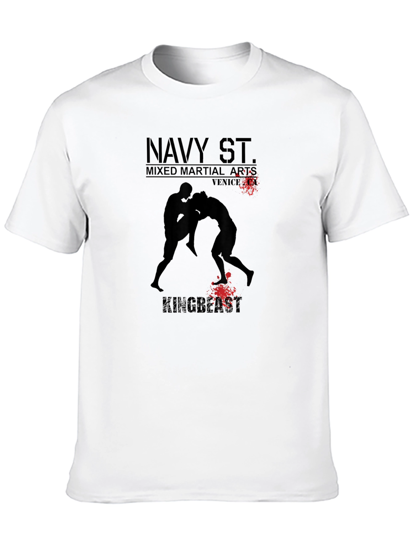 Navy St. Mixed Martial Arts Black T-Shirt