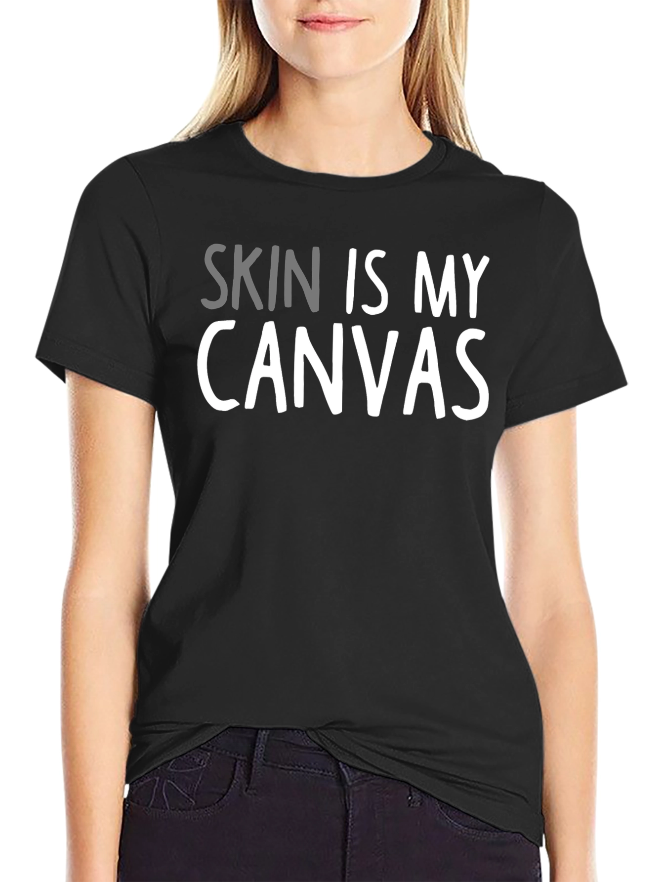 Skin Is My Canvas - Tattoo Artist T-Shirt
