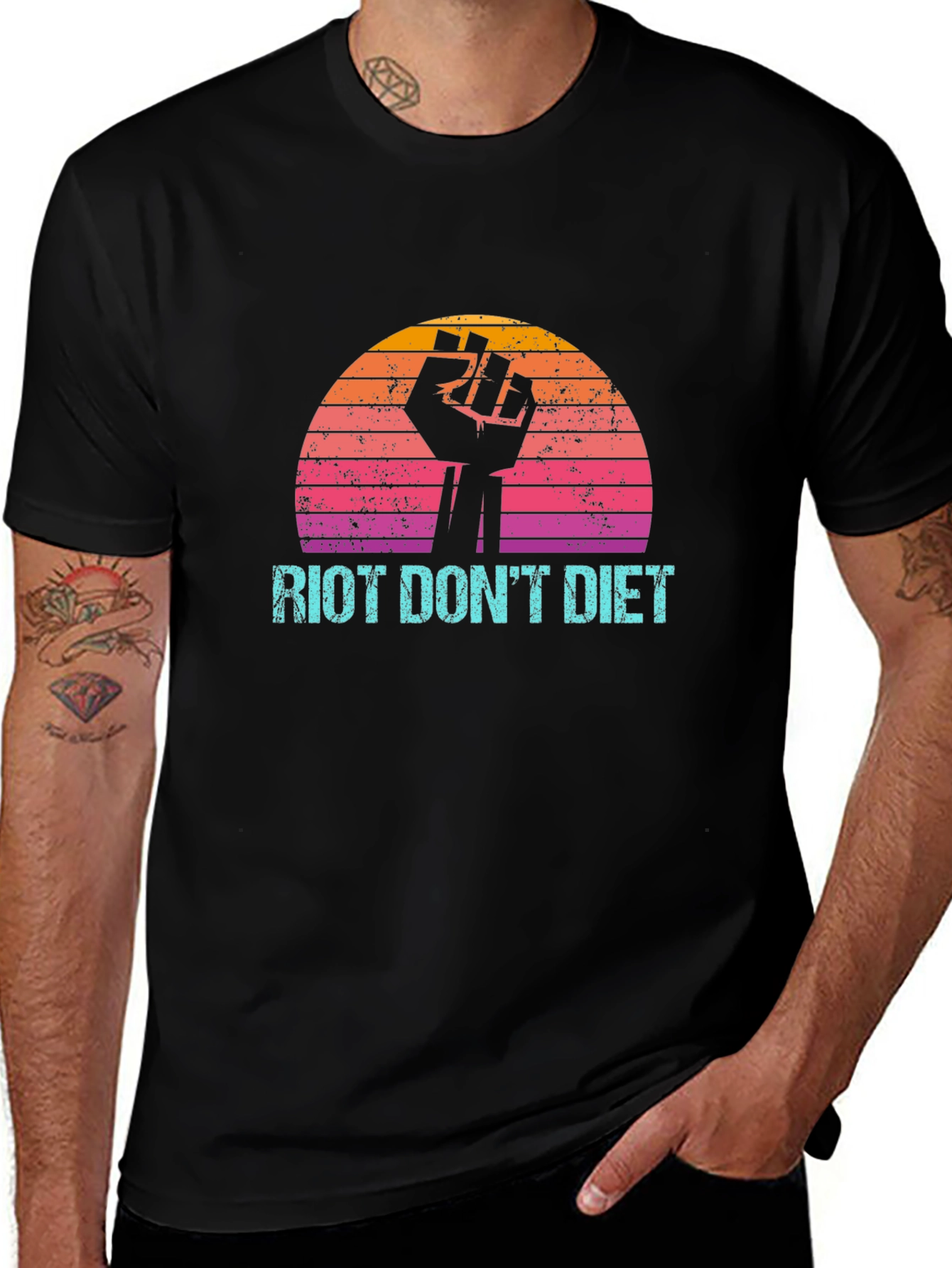 Riot Dont Diet Graphic Tee