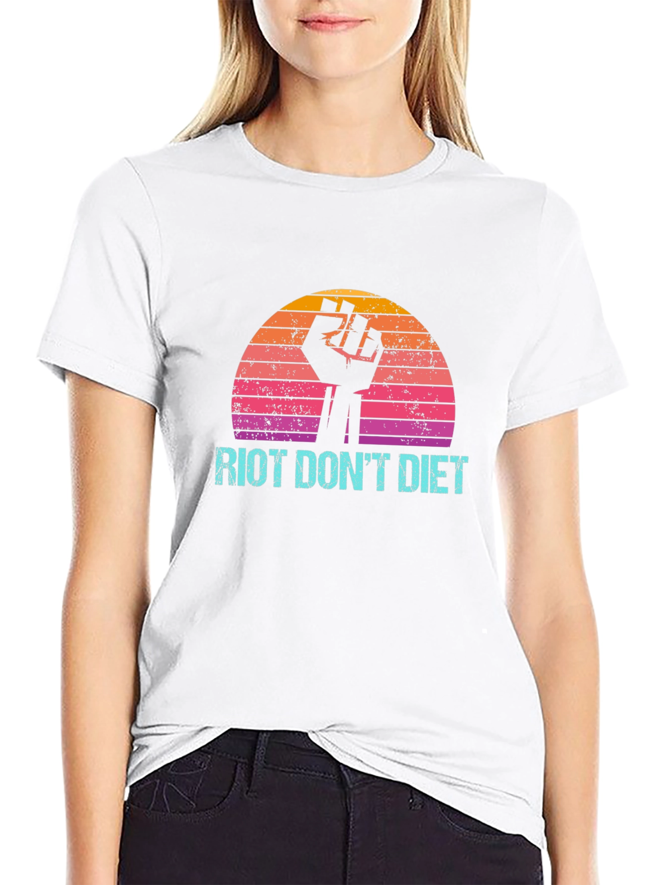 Riot Dont Diet Graphic Tee