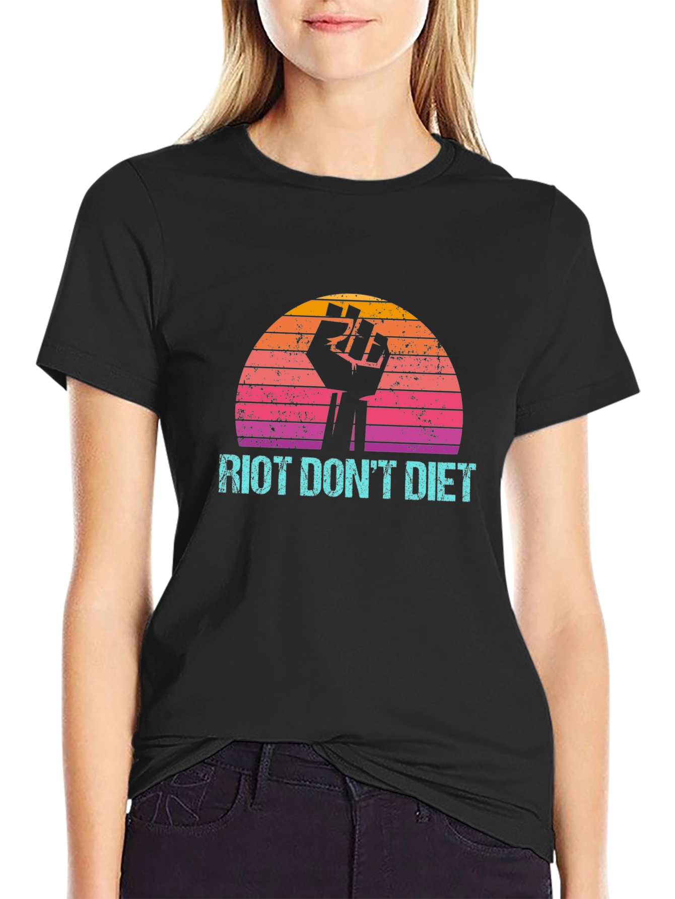 Riot Dont Diet Graphic Tee