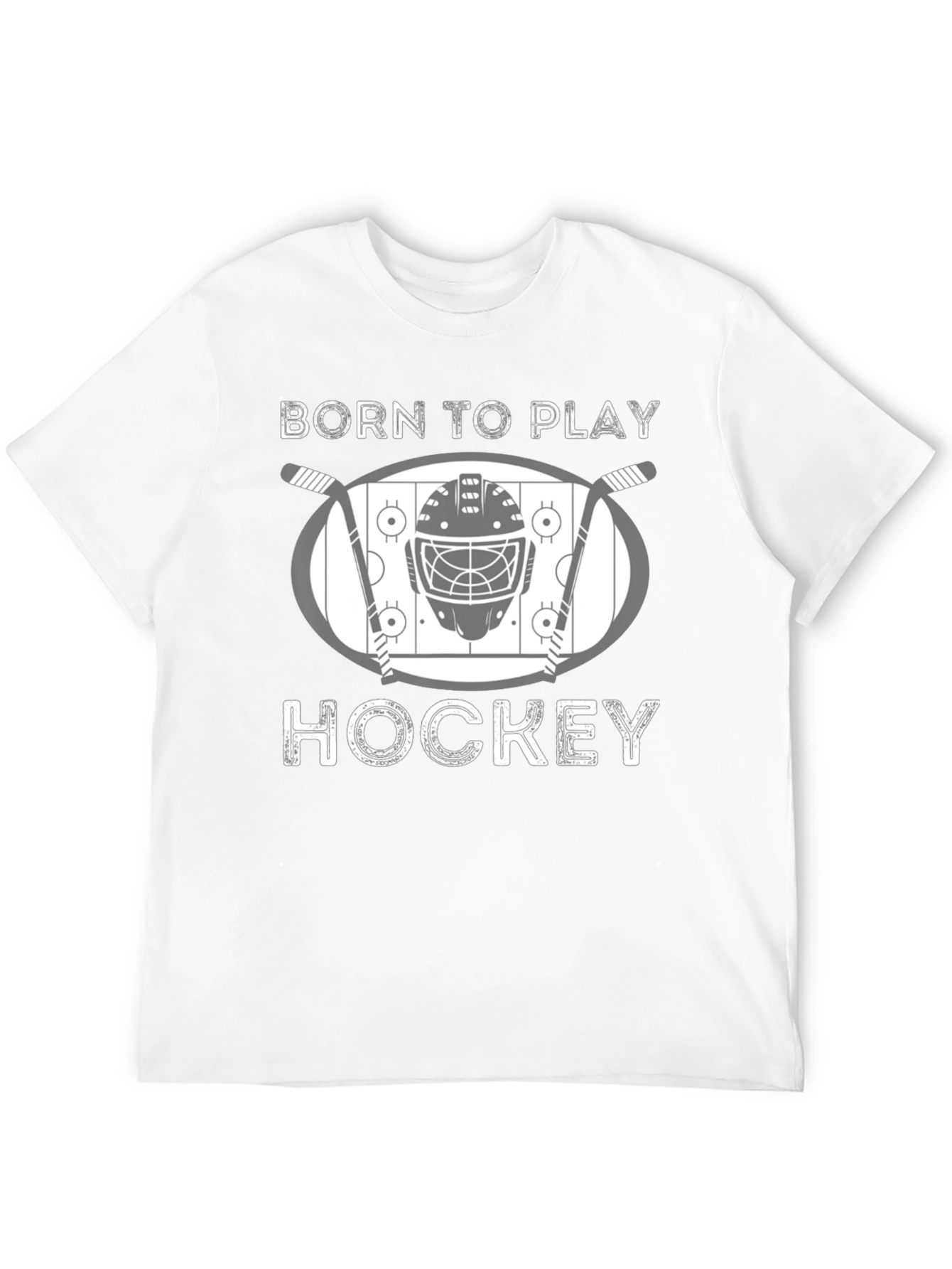 Born to Play Hockey Graphic T-Shirt