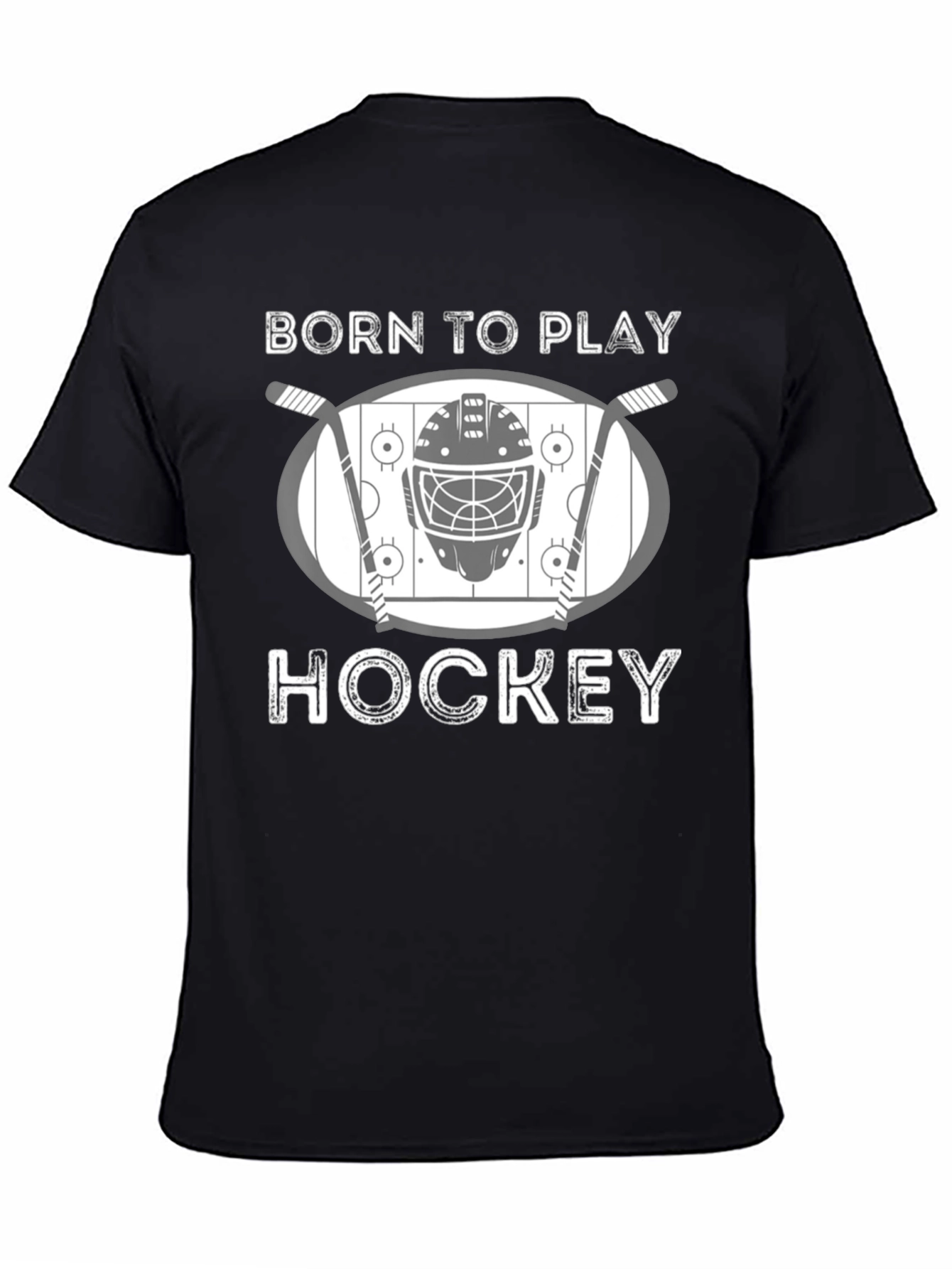 Born to Play Hockey Graphic T-Shirt