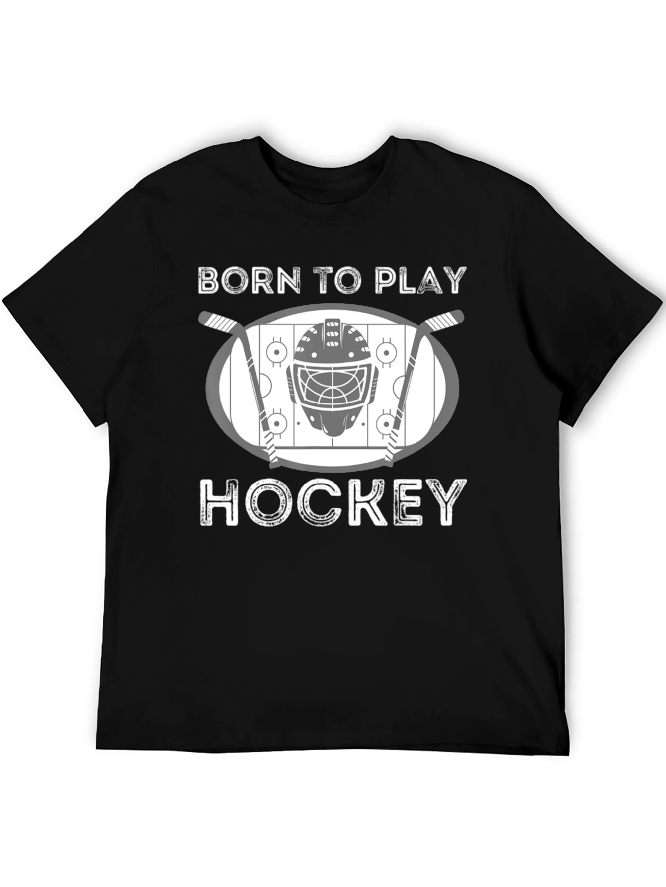 Born to Play Hockey Graphic T-Shirt