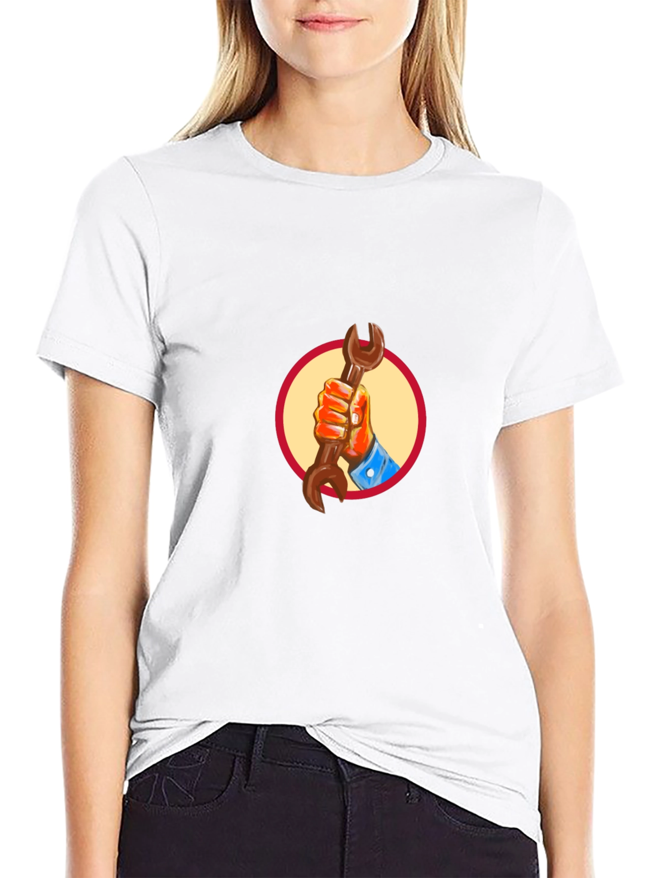 Wrench Hand T-Shirt - Mechanic Gift