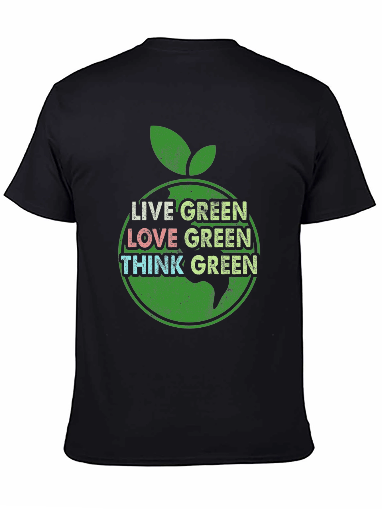 Live Green Graphic Tee - Eco-Friendly Shirt