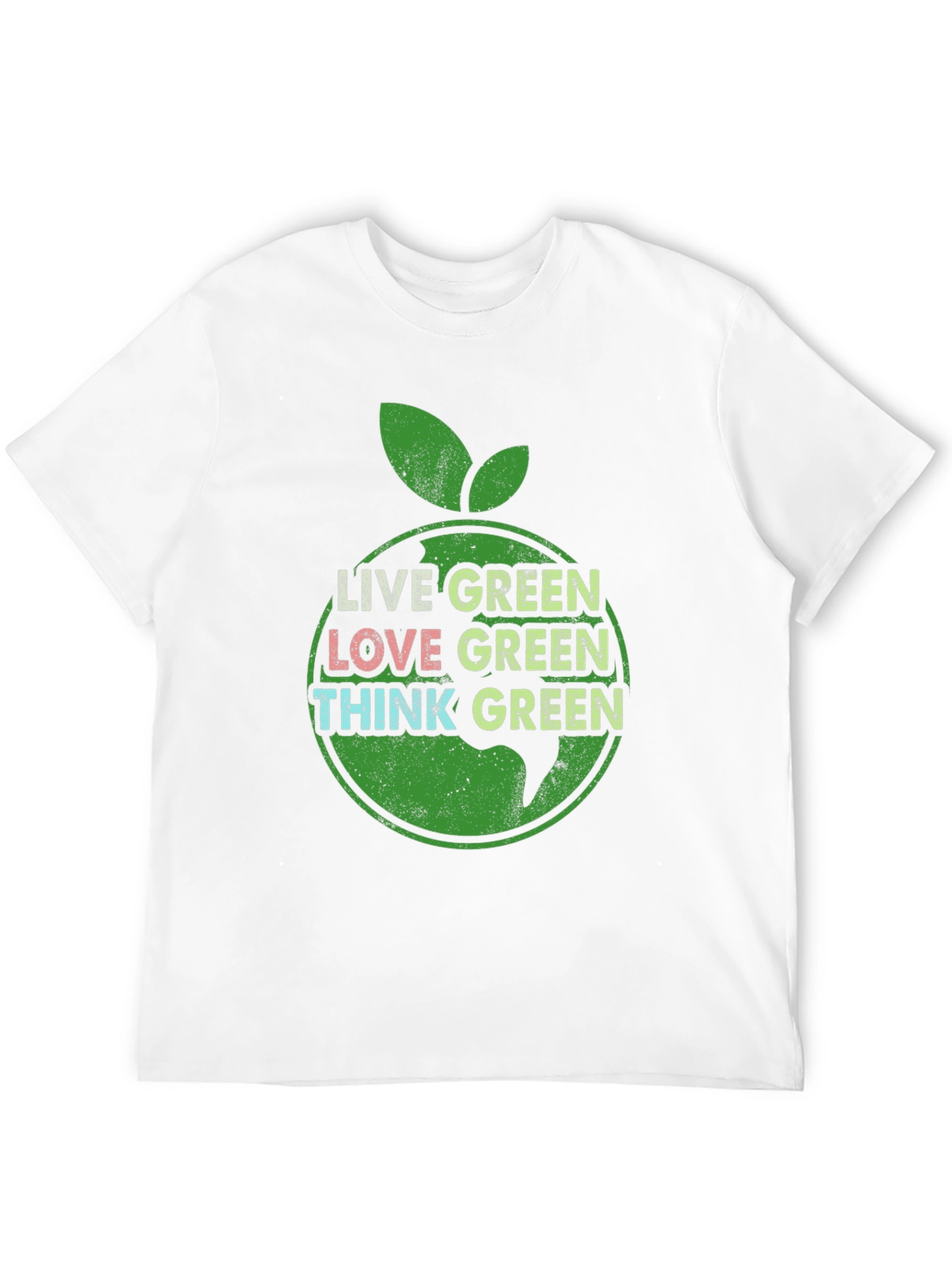 Live Green Graphic Tee - Eco-Friendly Shirt