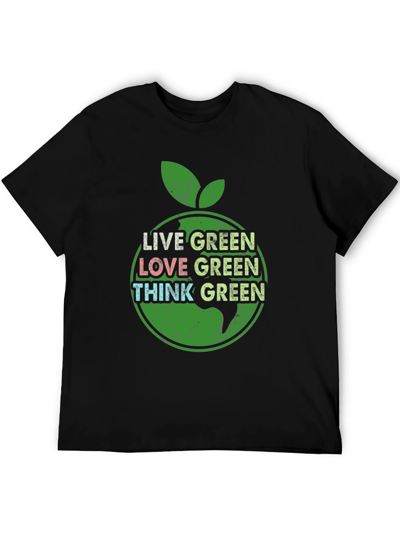 Live Green Graphic Tee - Eco-Friendly Shirt