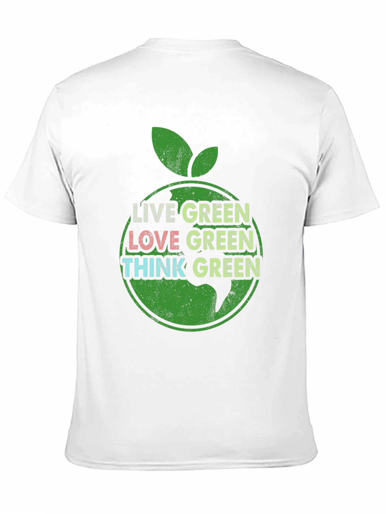Live Green Graphic Tee - Eco-Friendly Shirt