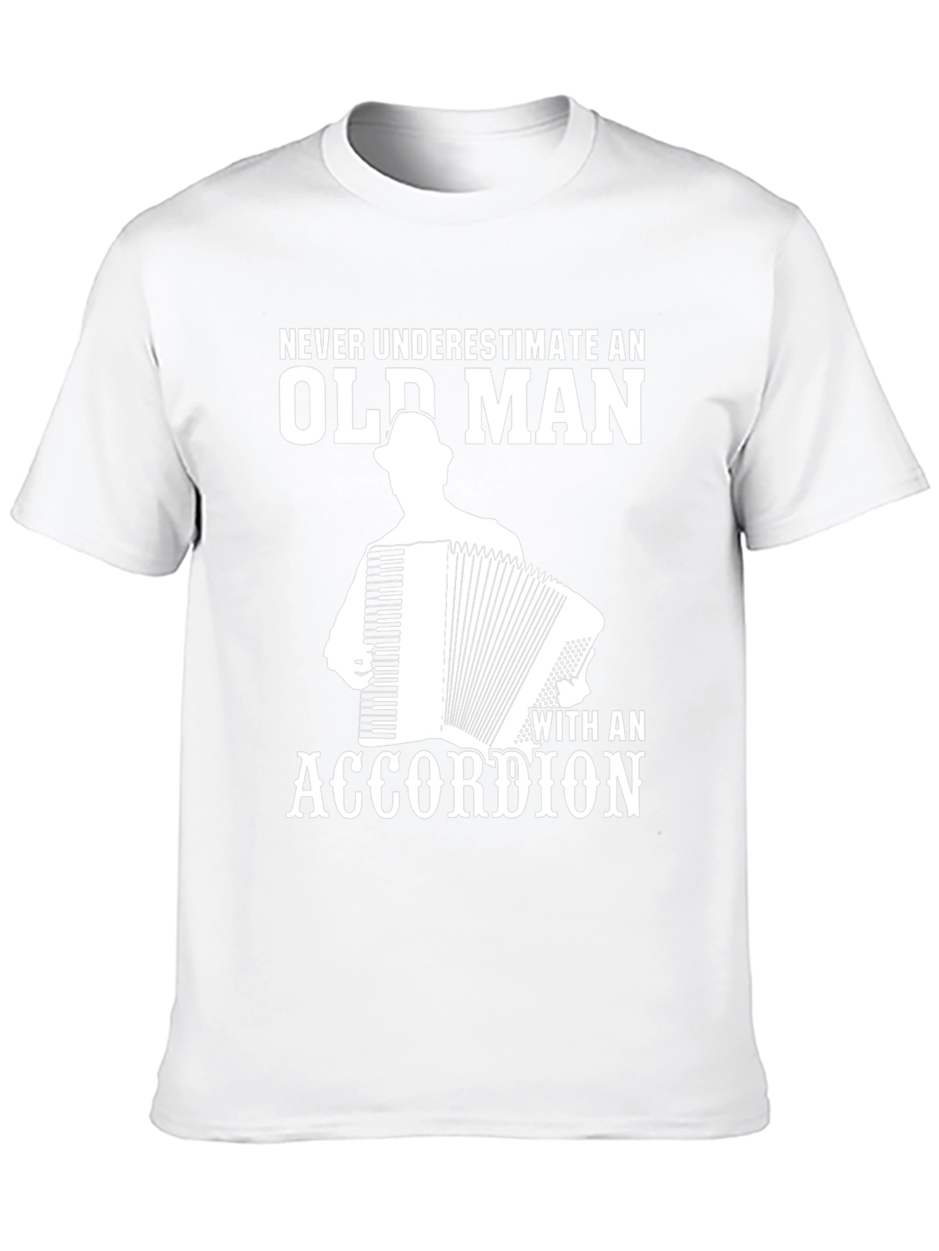 Old Man Accordion T-Shirt