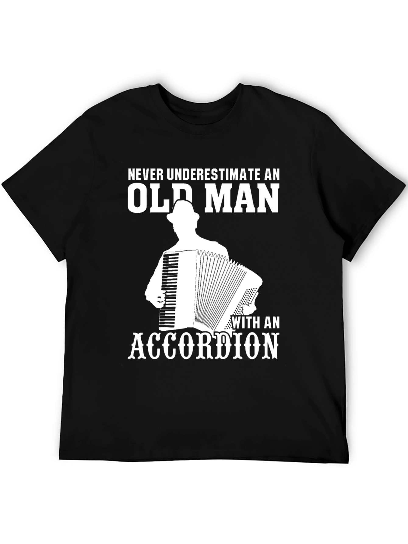 Old Man Accordion T-Shirt
