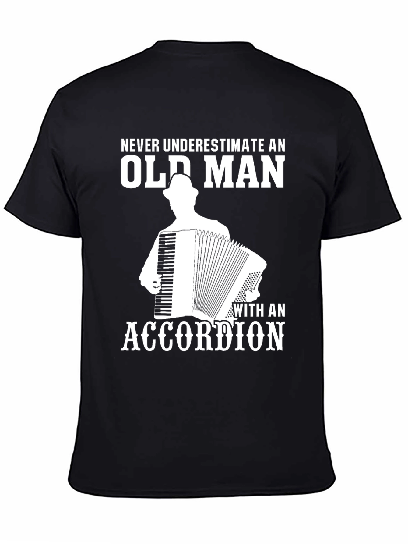 Old Man Accordion T-Shirt