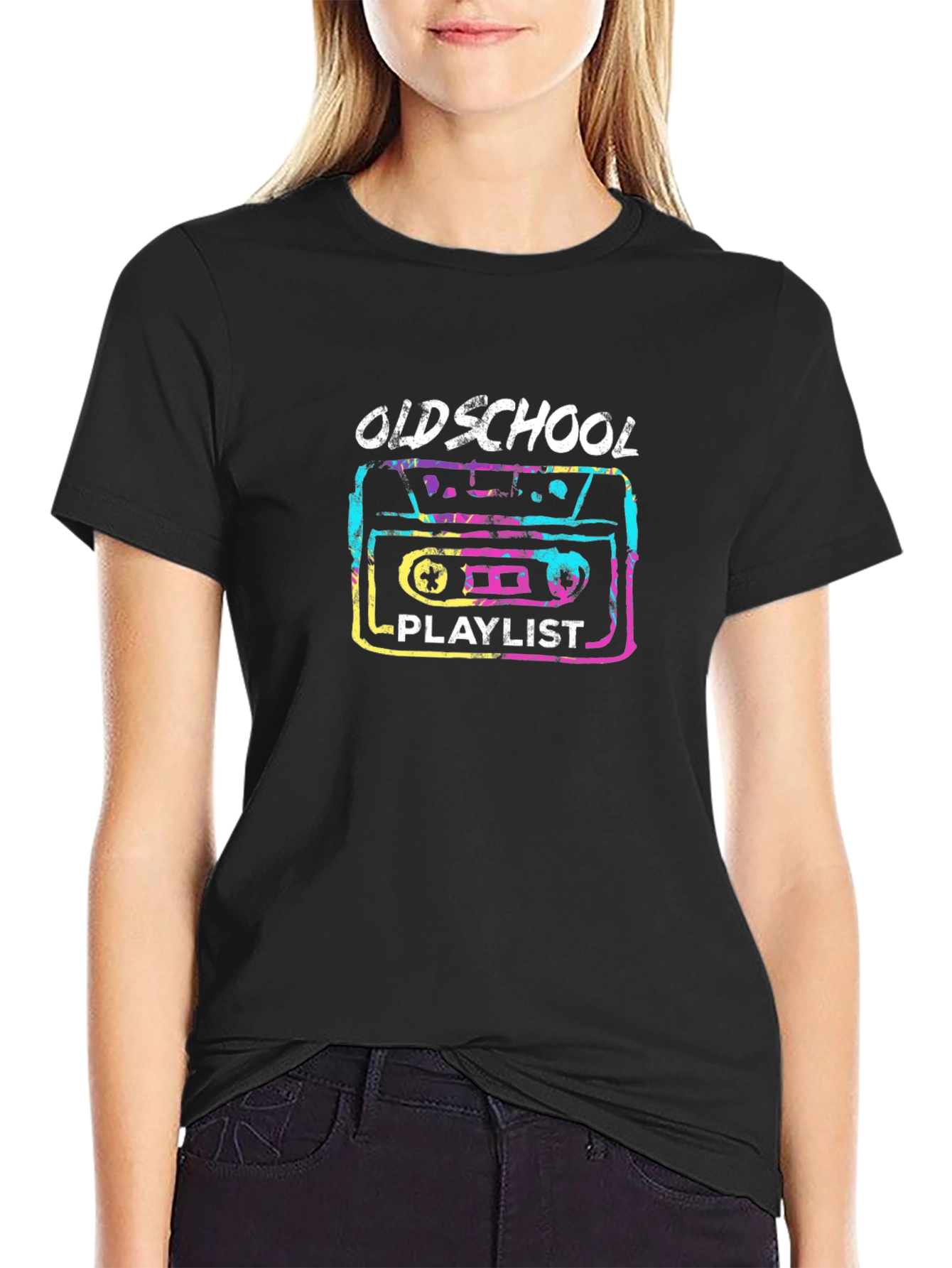 Oldschool Playlist Graphic T-Shirt