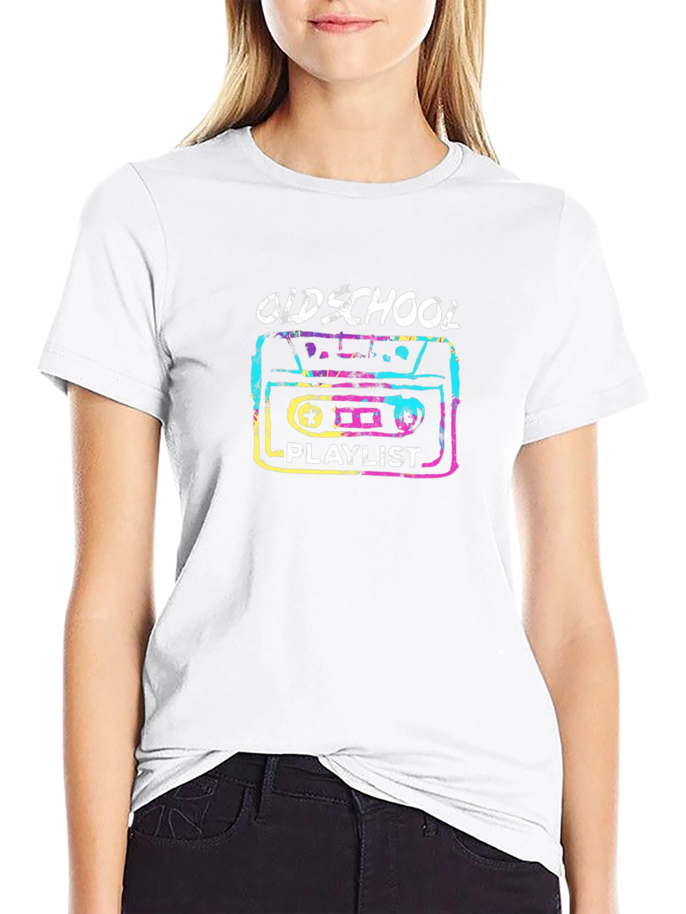 Oldschool Playlist Graphic T-Shirt