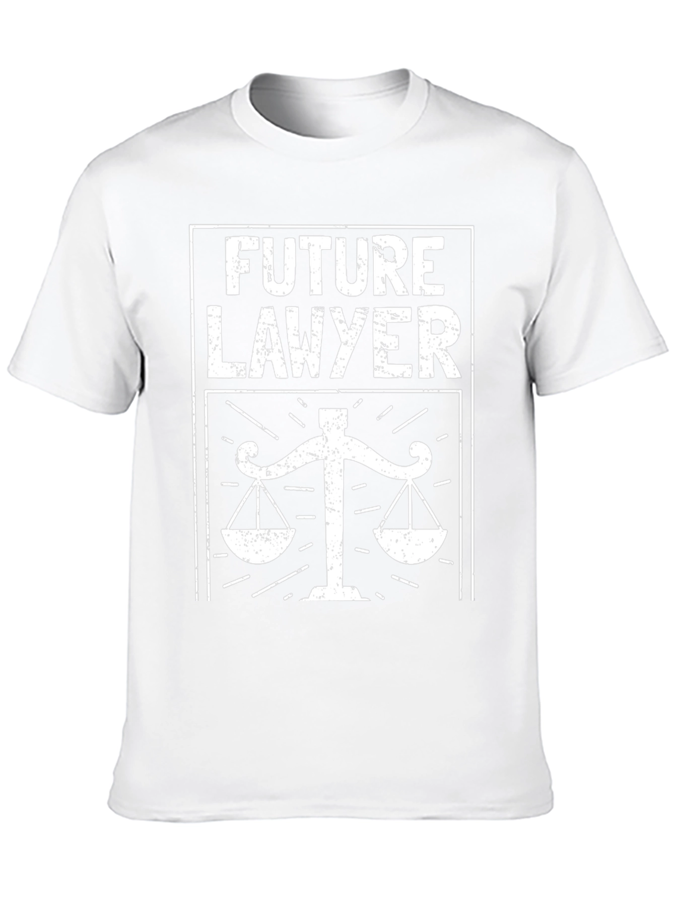 Future Lawyer T-Shirt - Scales of Justice Graphic Tee