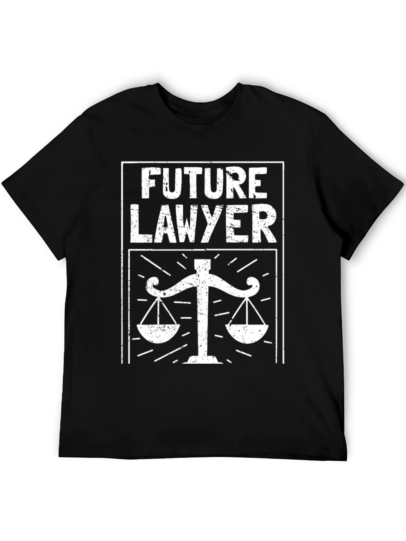 Future Lawyer T-Shirt - Scales of Justice Graphic Tee