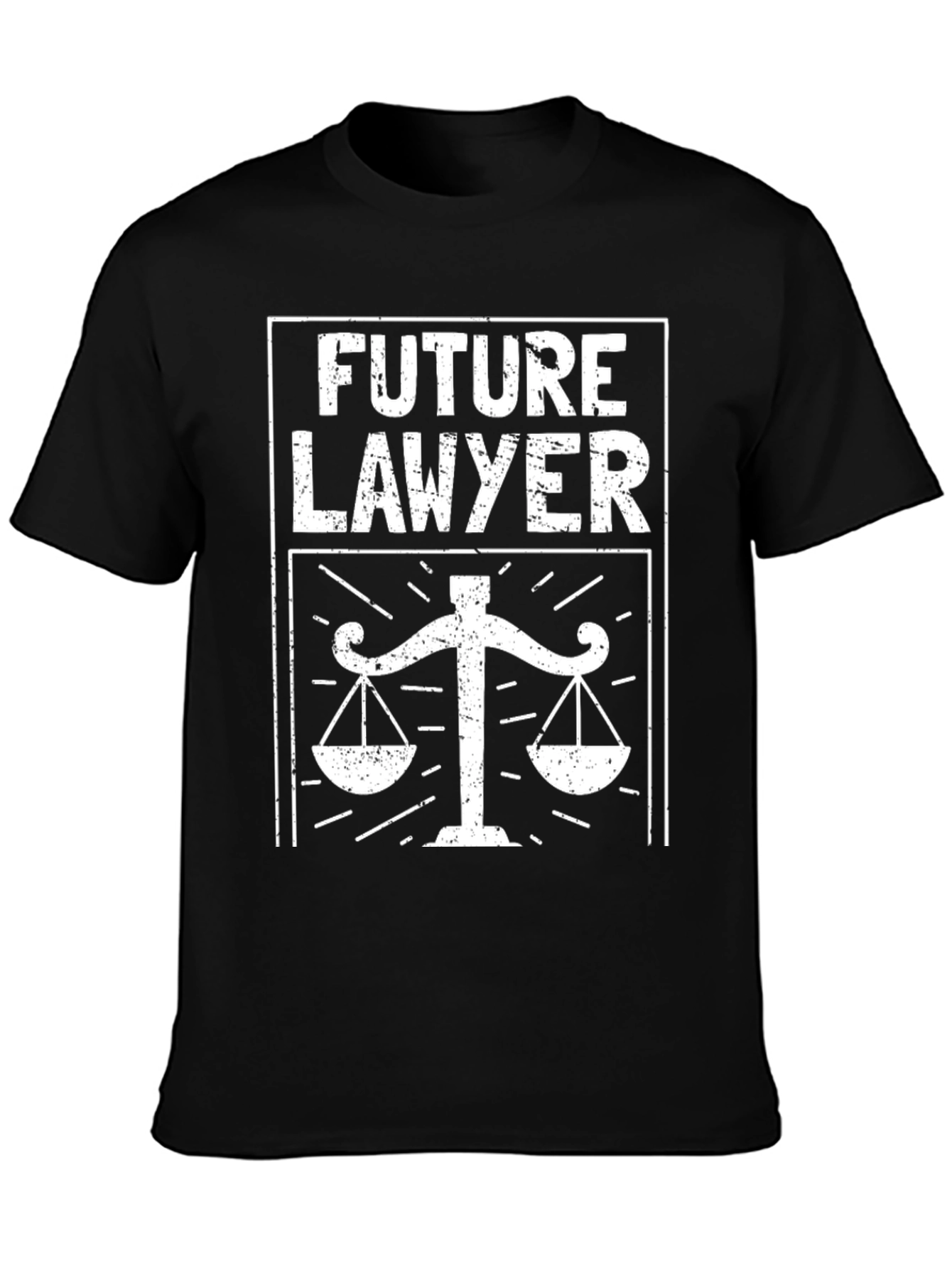 Future Lawyer T-Shirt - Scales of Justice Graphic Tee