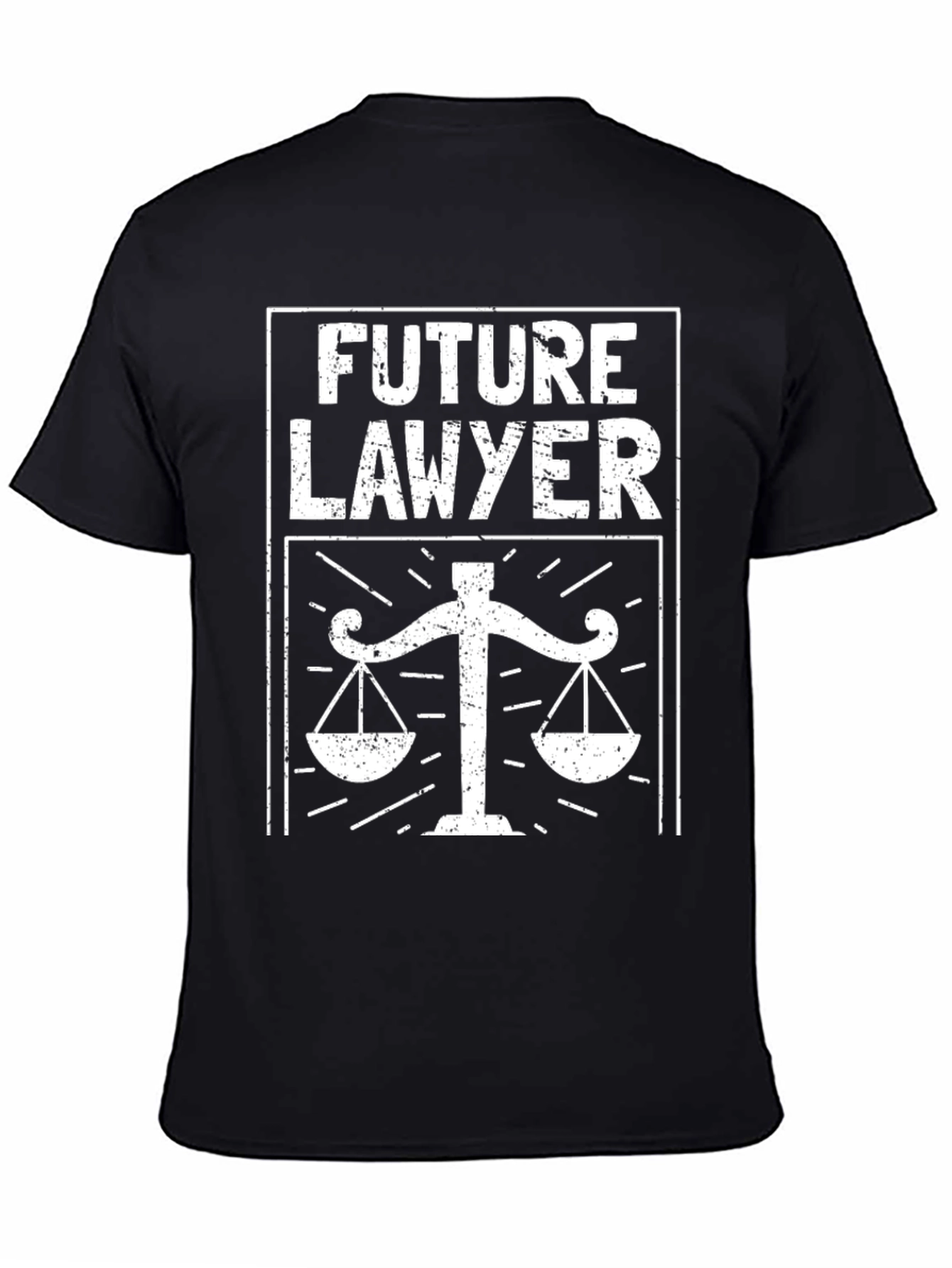 Future Lawyer T-Shirt - Scales of Justice Graphic Tee