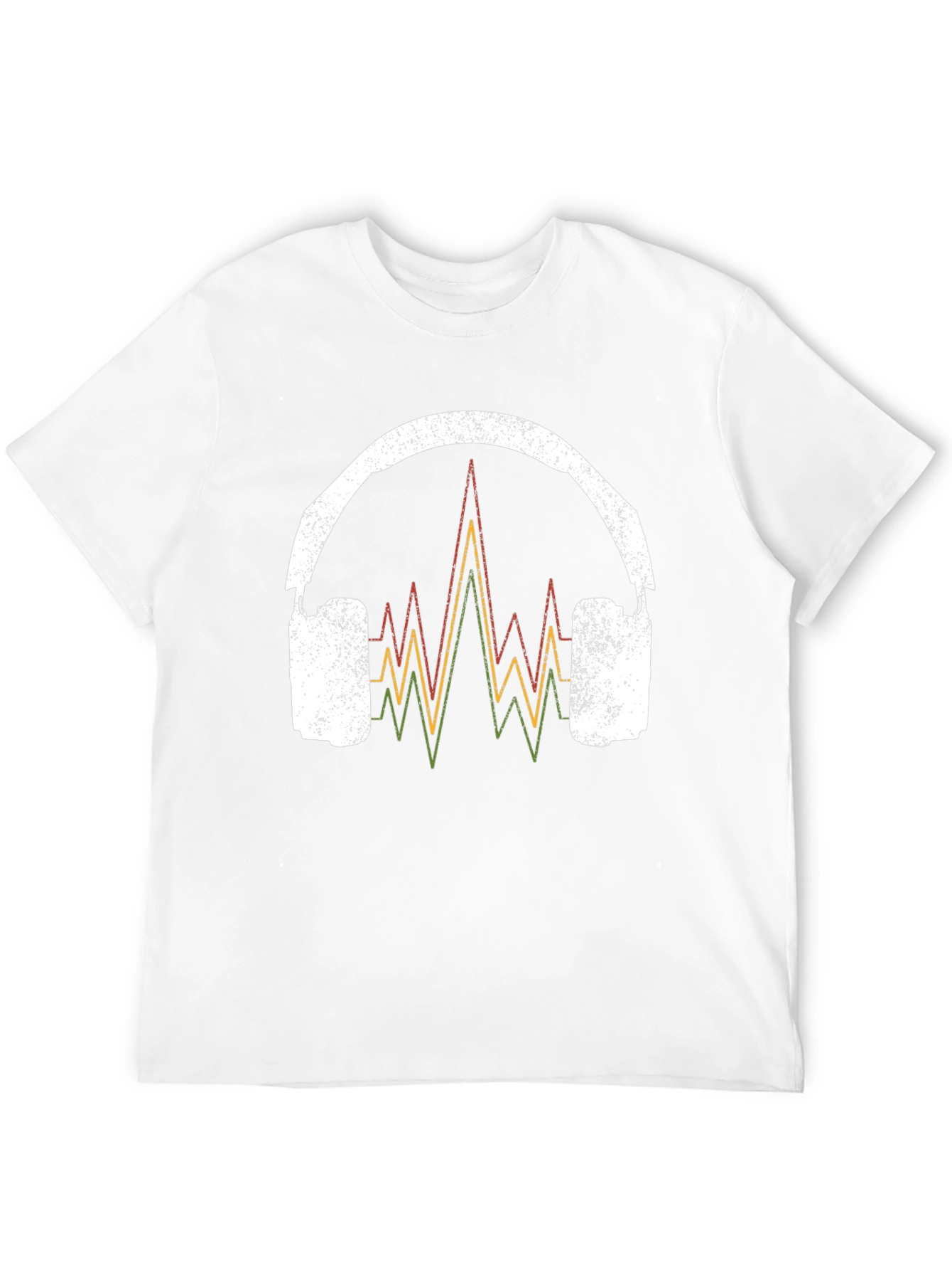 Retro Rasta Headphones Graphic Tee