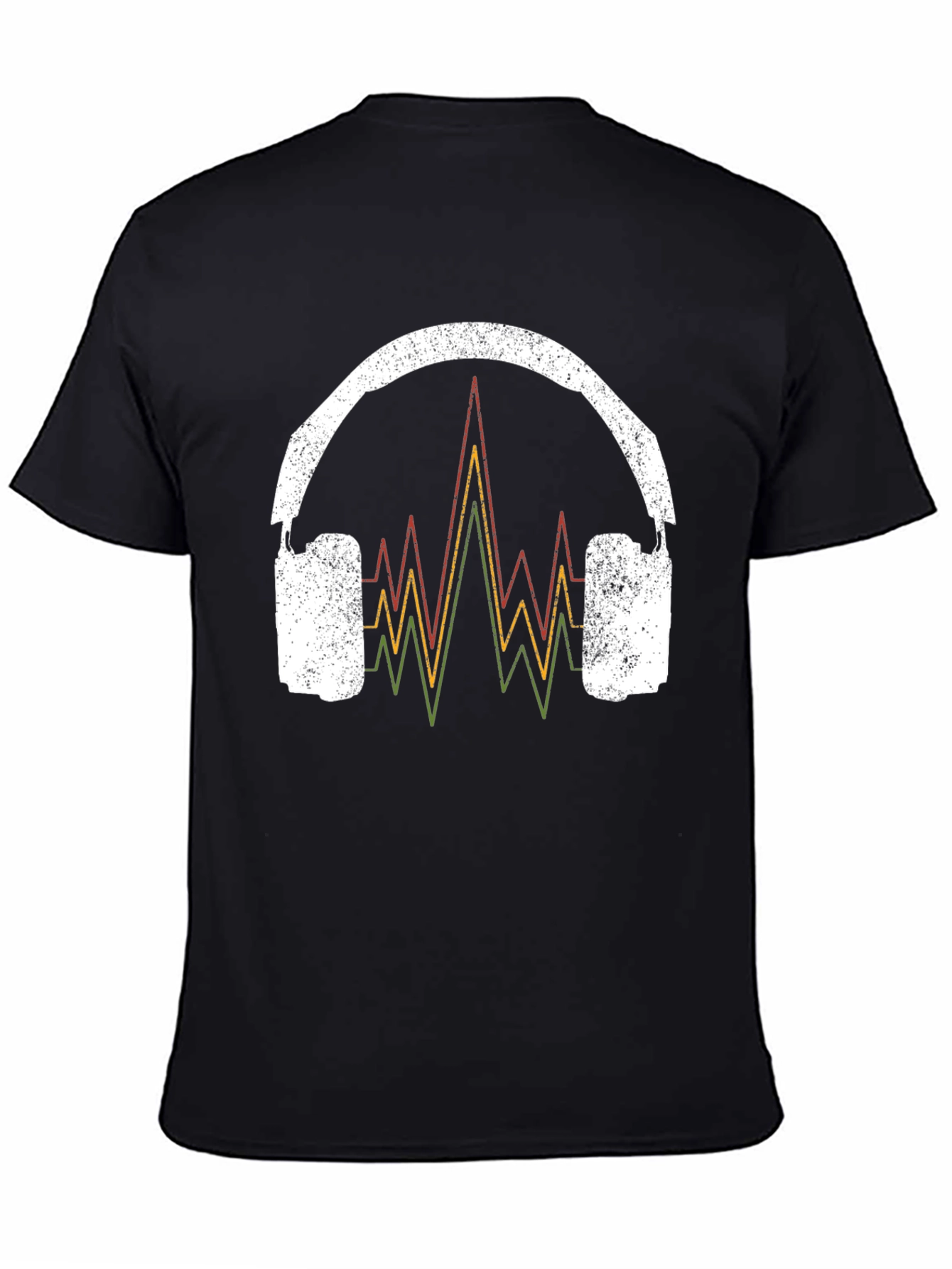 Retro Rasta Headphones Graphic Tee