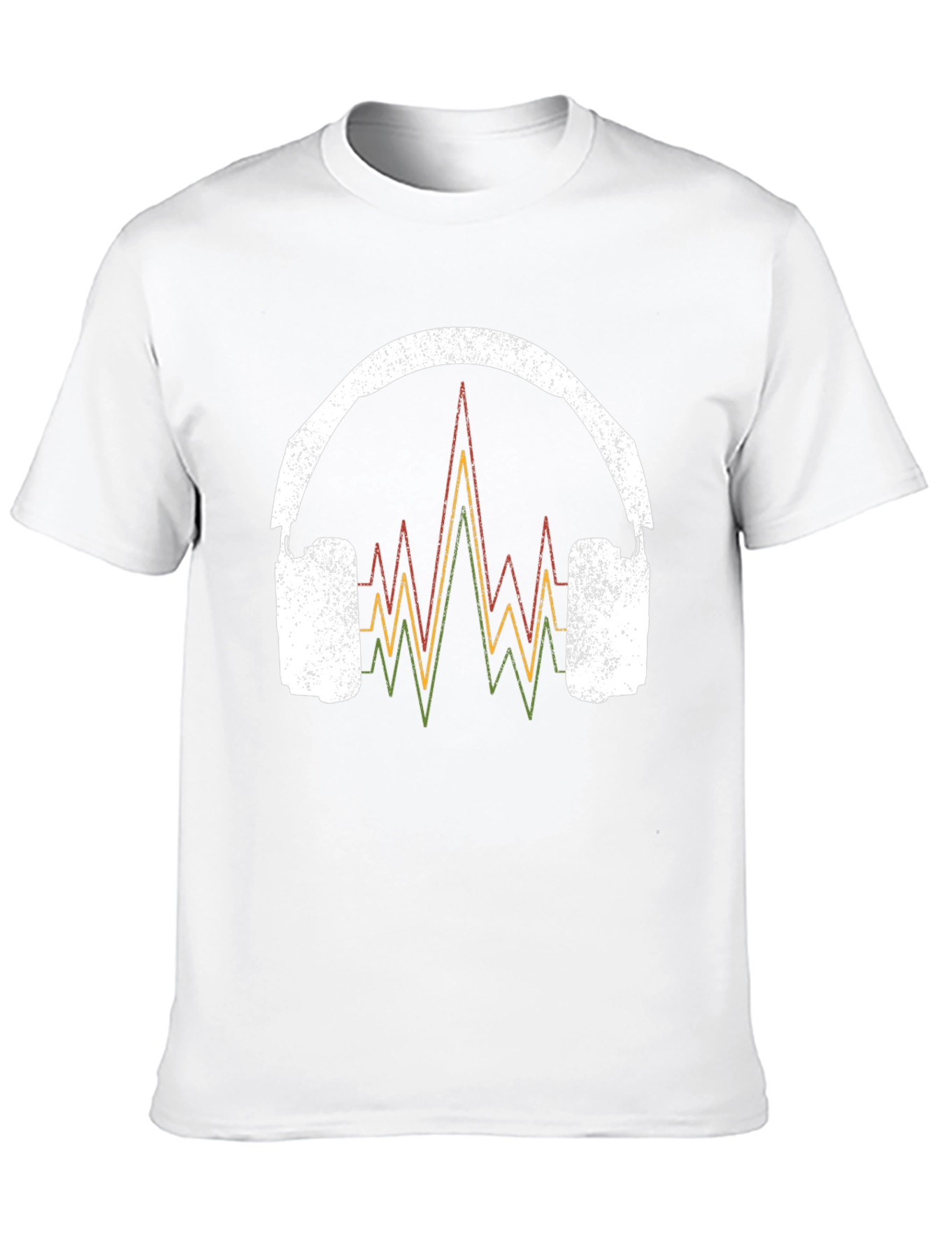 Retro Rasta Headphones Graphic Tee