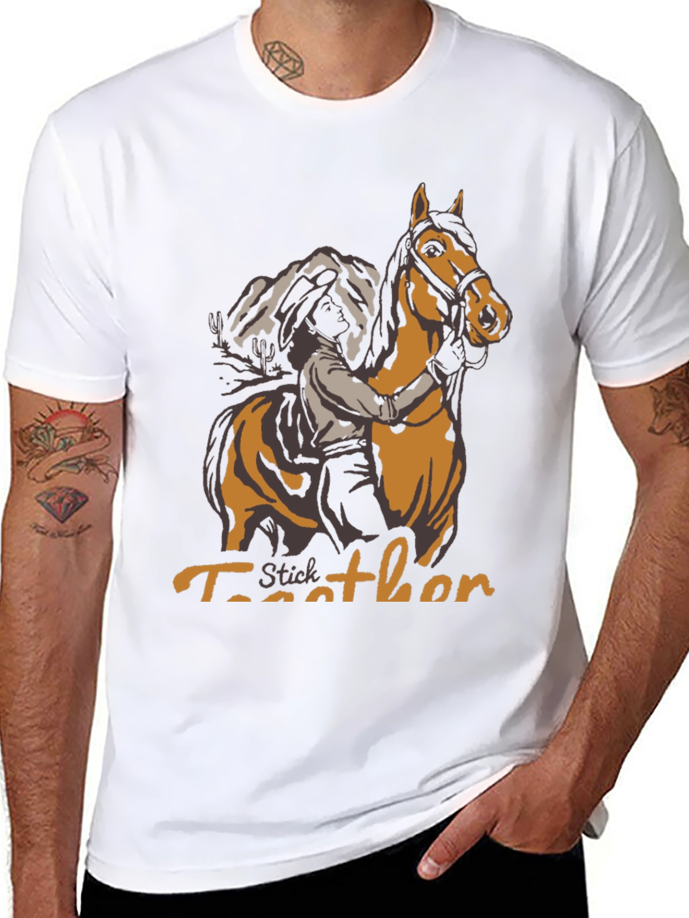 Stick Together Horse T-Shirt