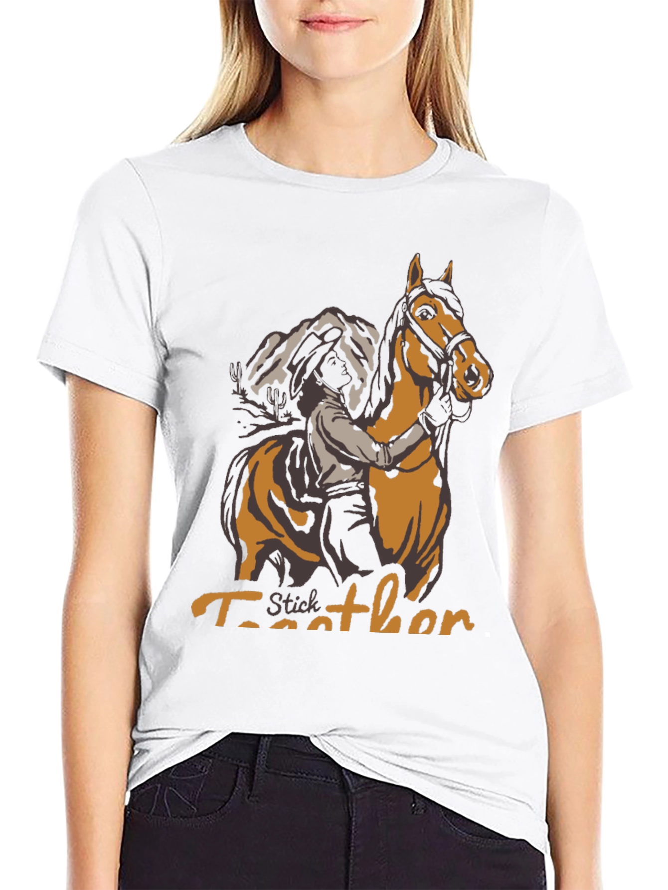 Stick Together Horse T-Shirt