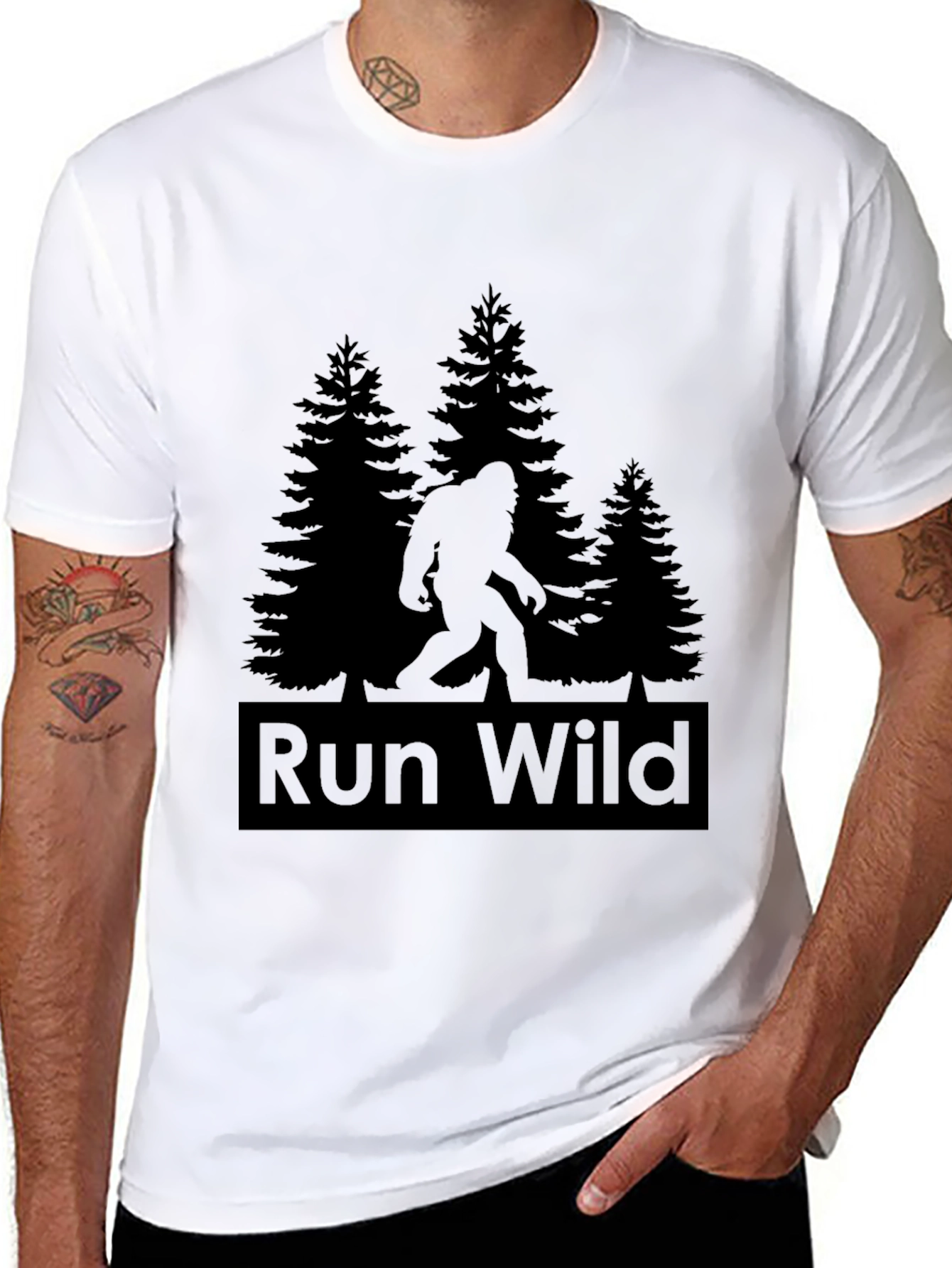 Run Wild Bigfoot T-Shirt - Adventure Tee