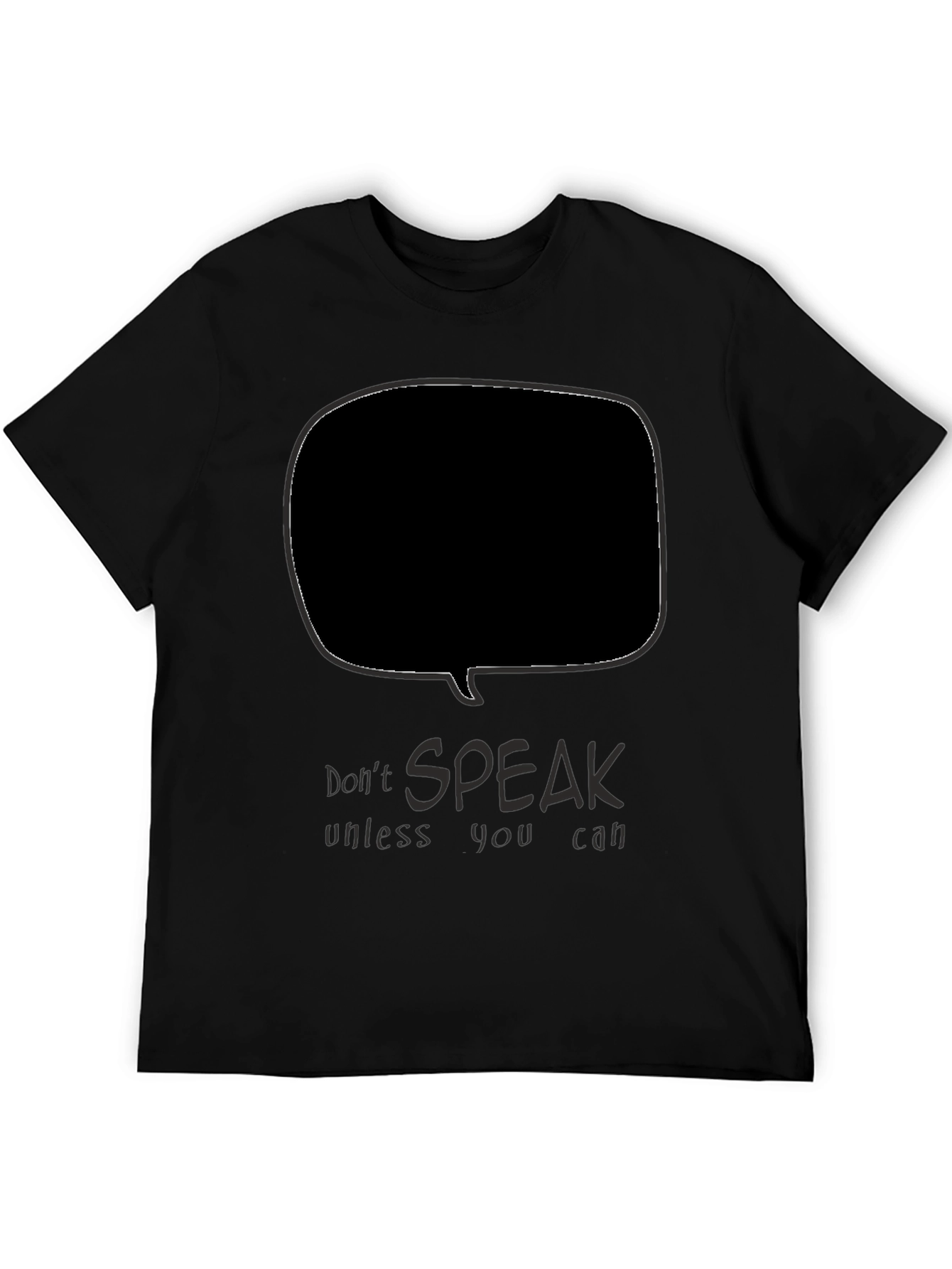 Black Graphic T-Shirt - Speak Your Truth