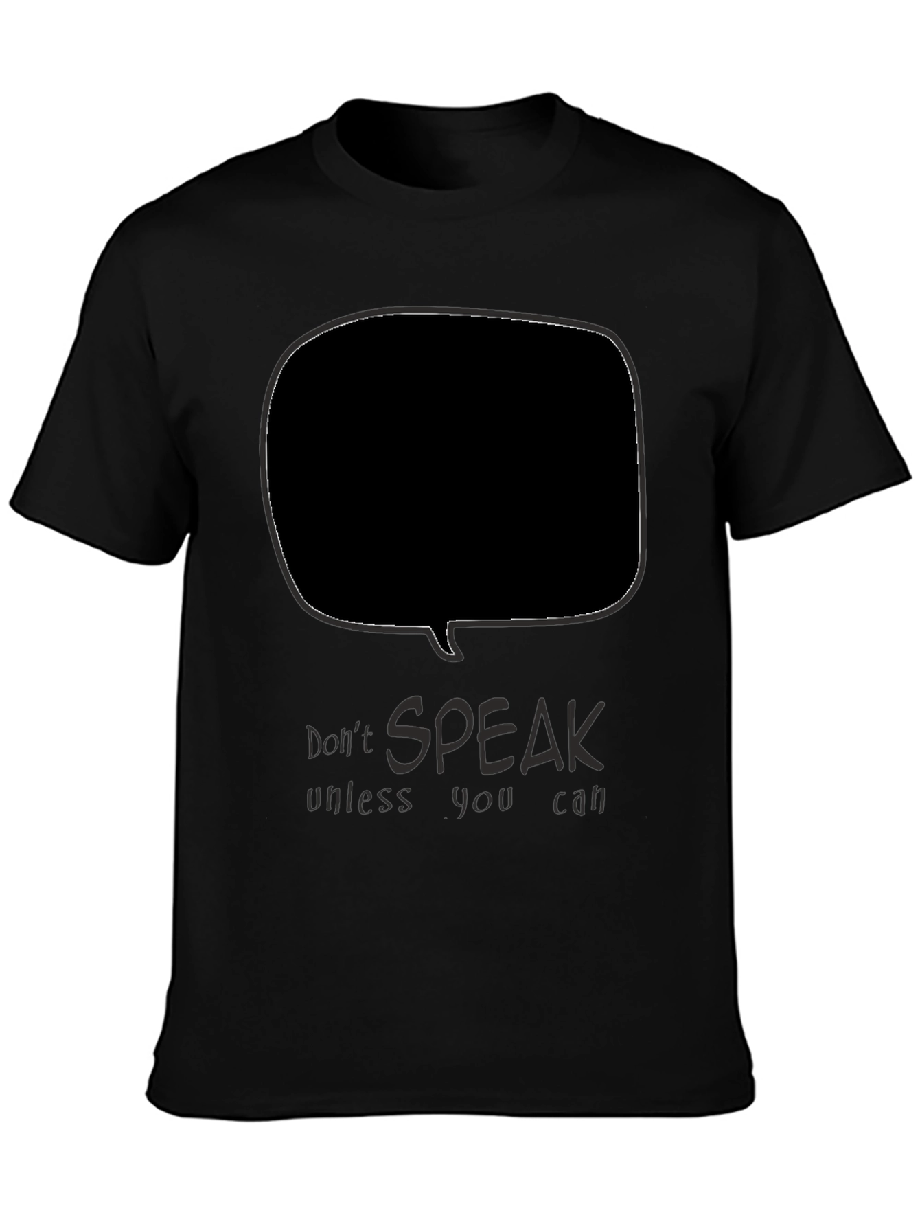 Black Graphic T-Shirt - Speak Your Truth
