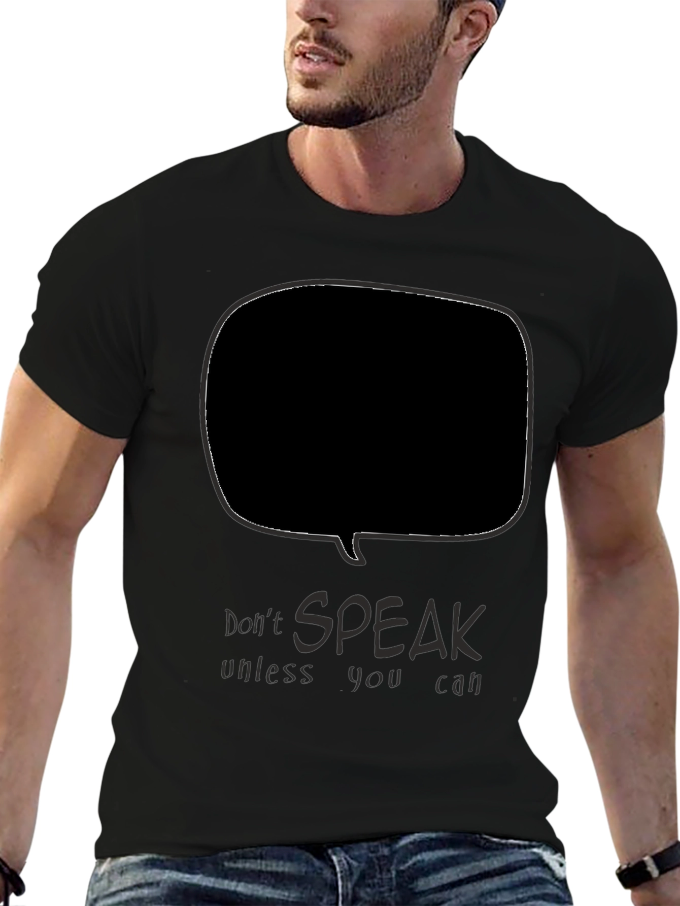 Black Graphic T-Shirt - Speak Your Truth
