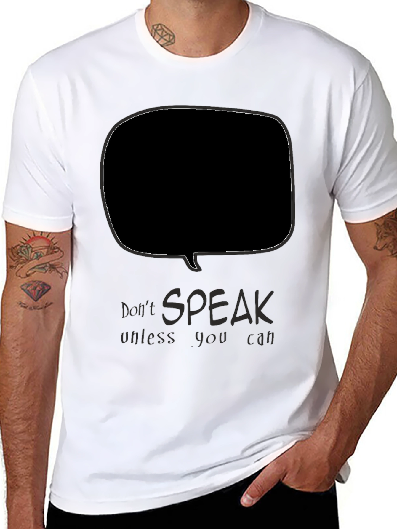 Black Graphic T-Shirt - Speak Your Truth