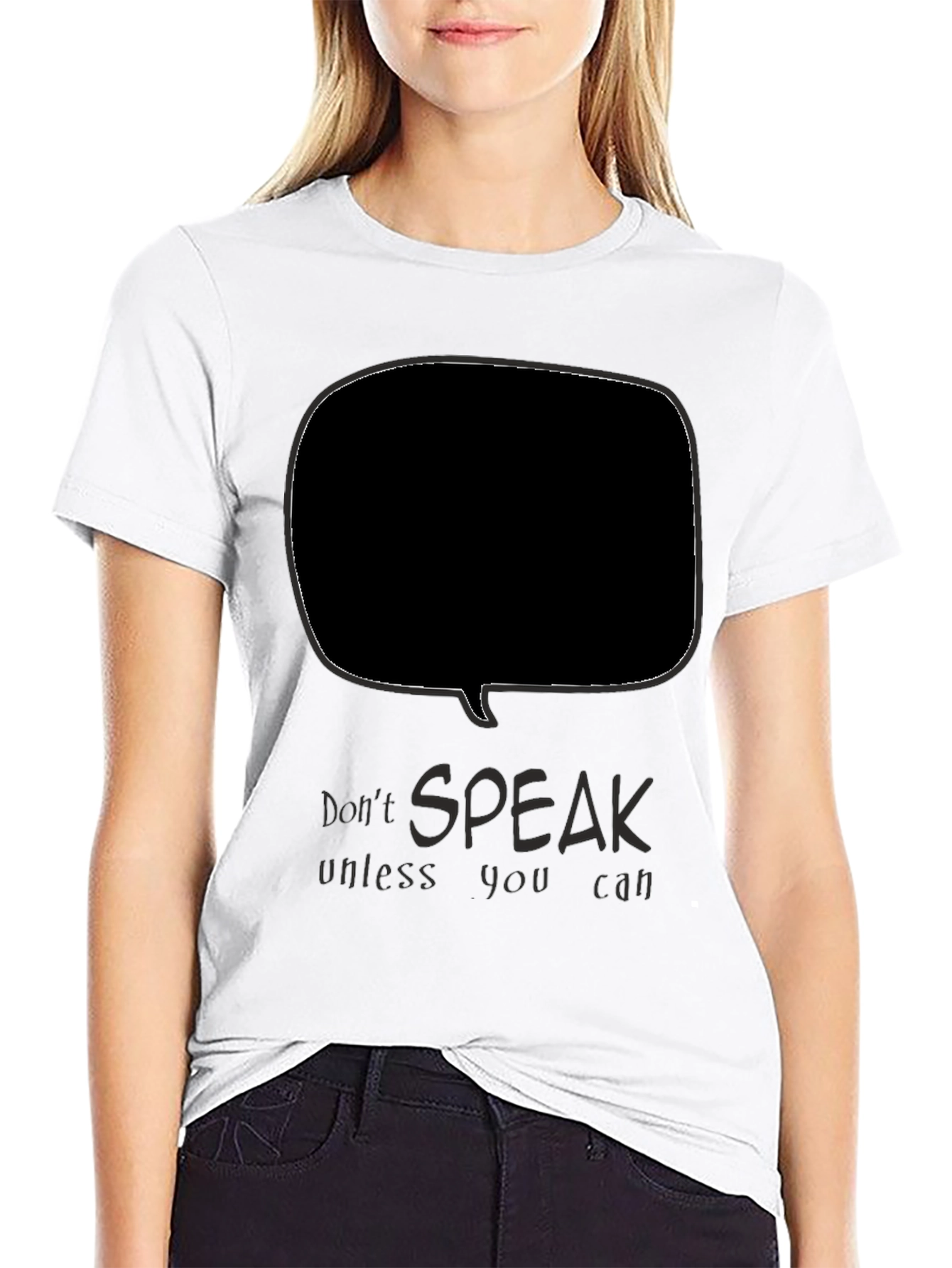 Black Graphic T-Shirt - Speak Your Truth