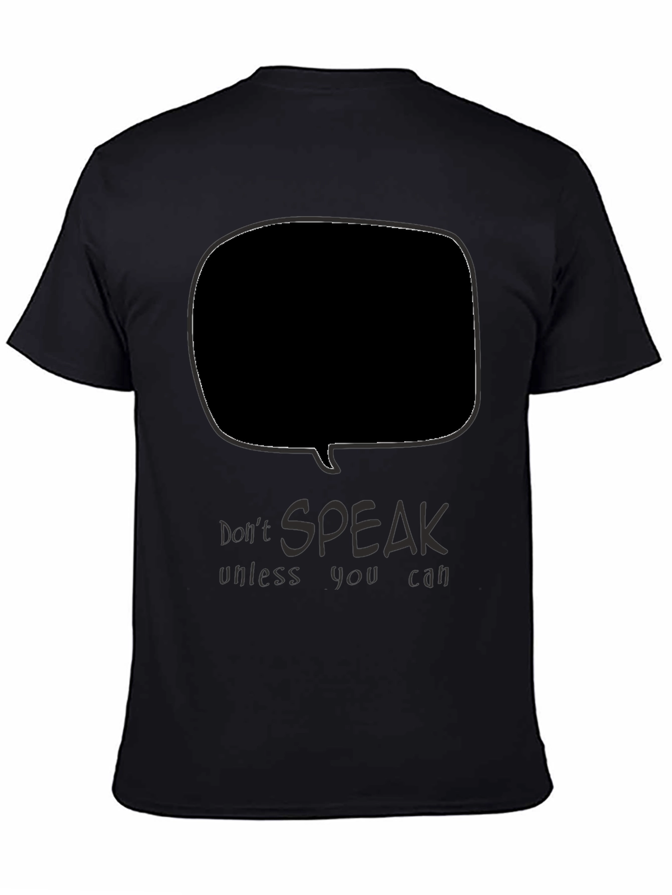 Black Graphic T-Shirt - Speak Your Truth