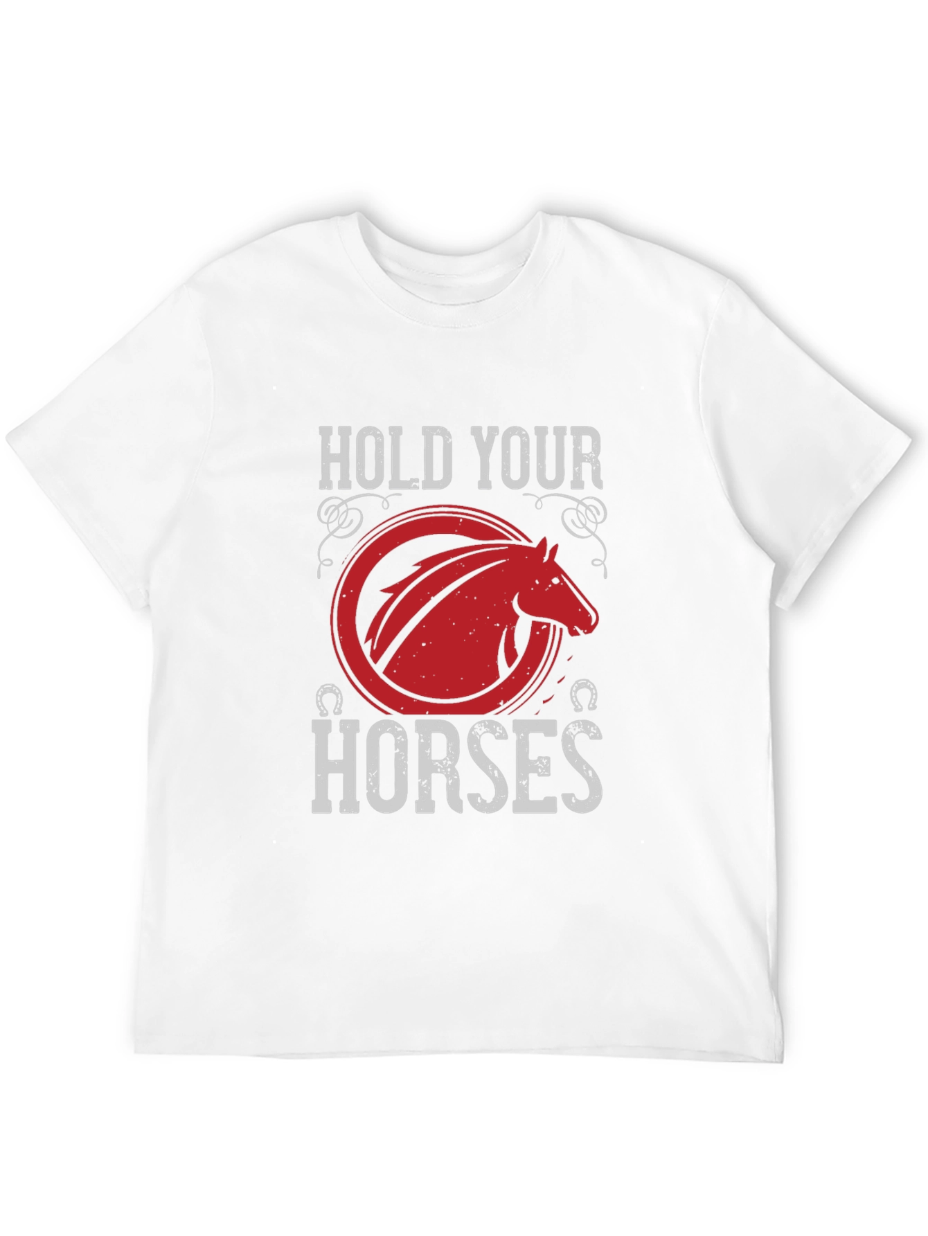 Hold Your Horses Graphic Tee - Equestrian Style