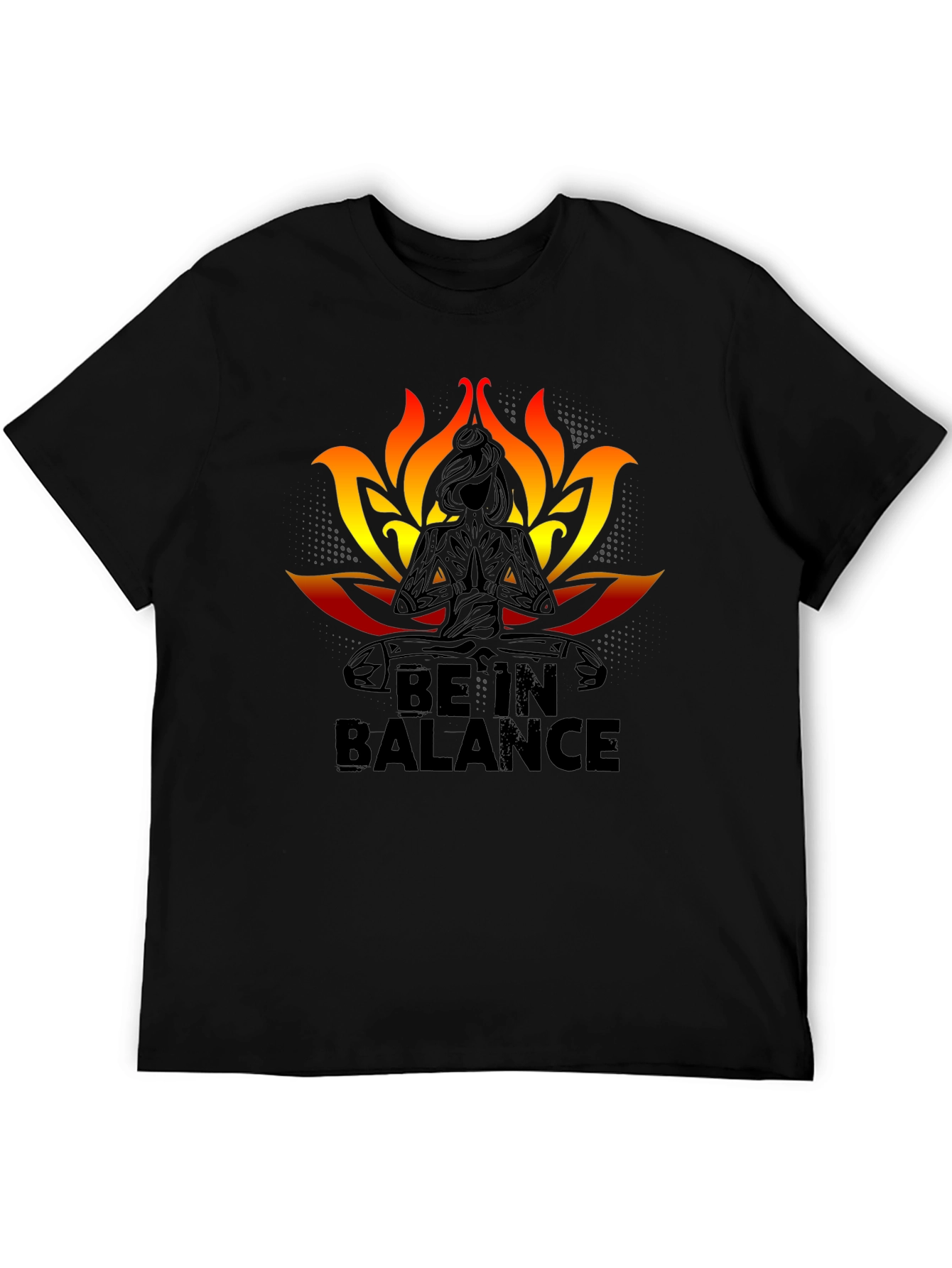 Be In Balance Black T-Shirt
