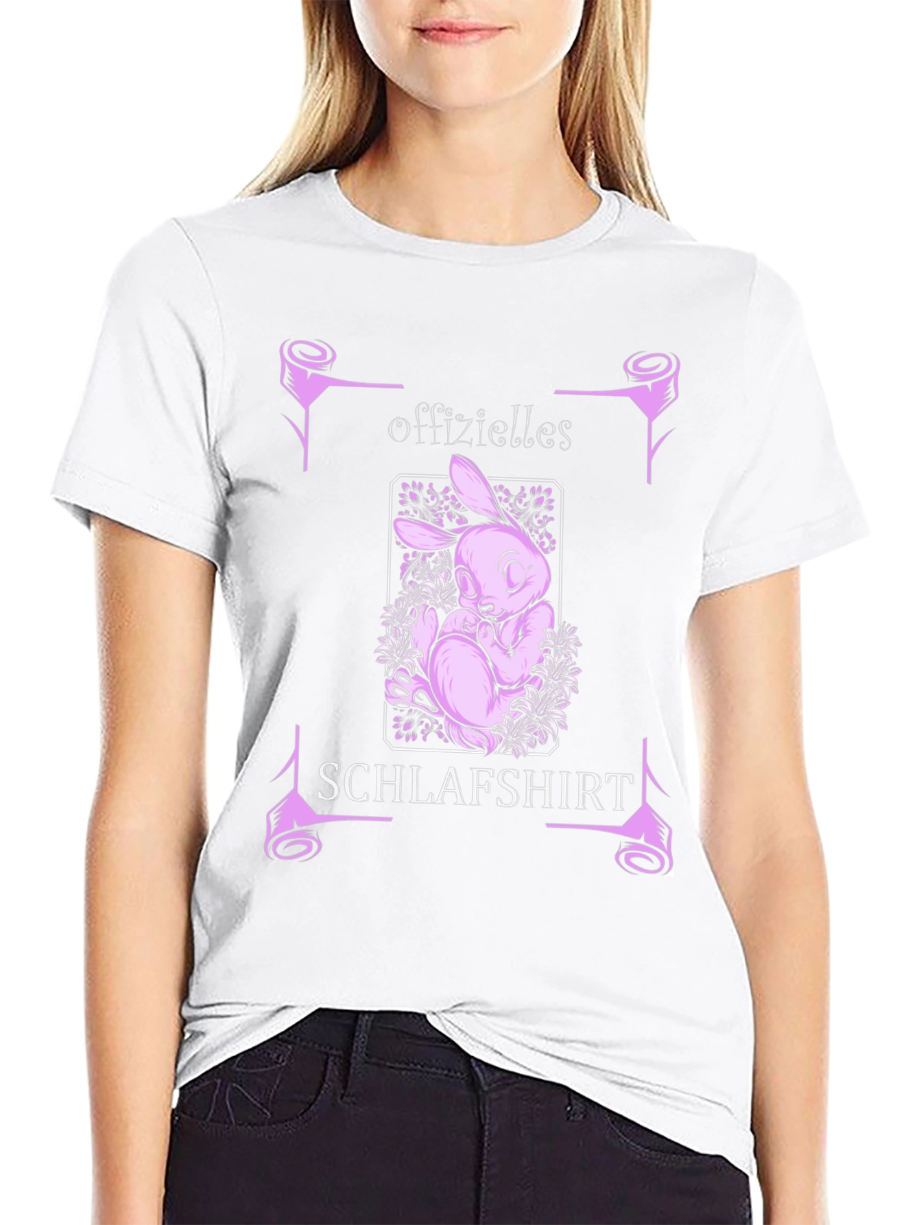 Cute Bunny Schlafshirt - Official Sleep Shirt