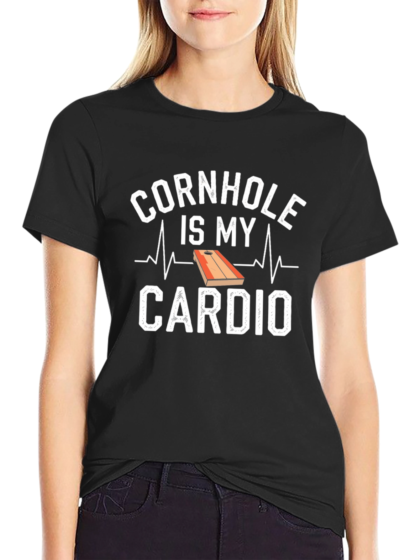 Cornhole is My Cardio Graphic Tee