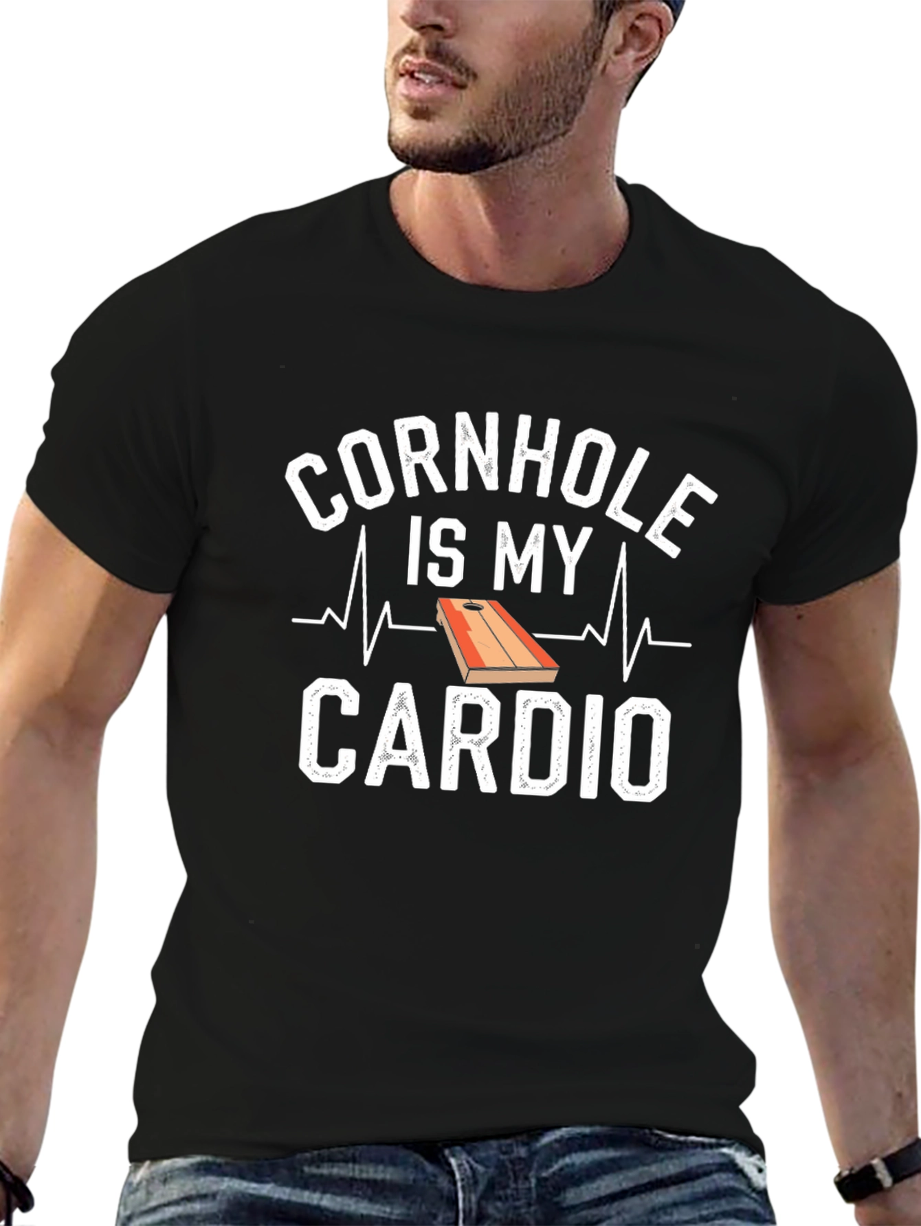 Cornhole is My Cardio Graphic Tee
