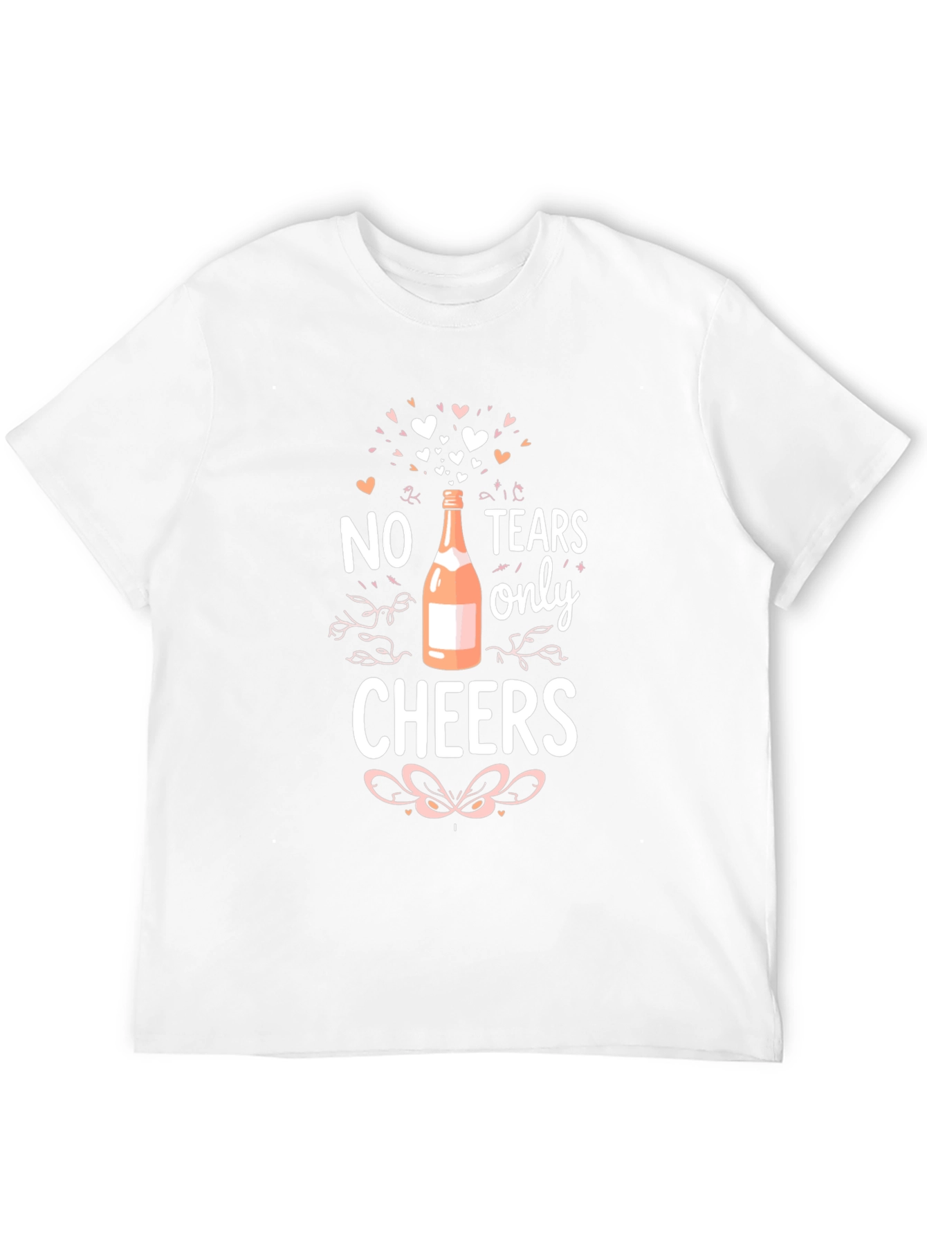 No Tears Only Cheers Graphic T-Shirt